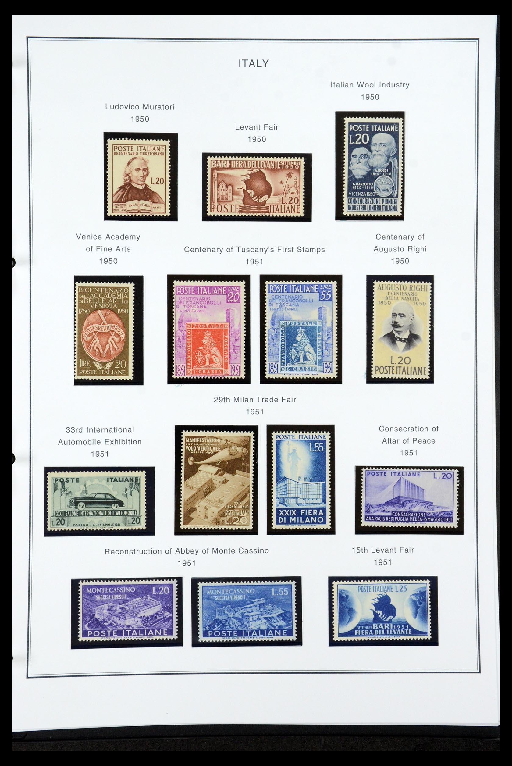 35925 048 - Postzegelverzameling 35925 Italië 1862-2009.