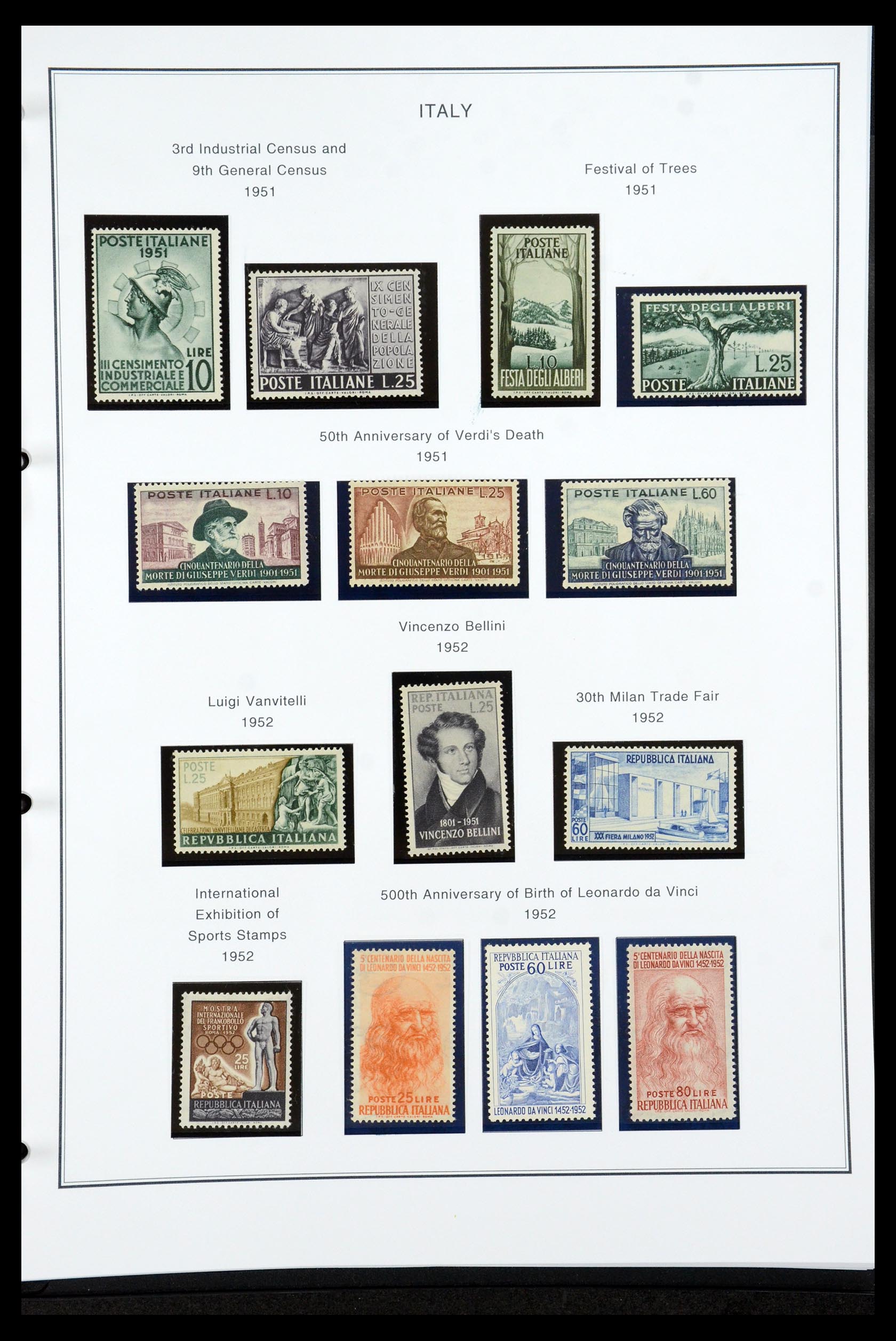 35925 050 - Postzegelverzameling 35925 Italië 1862-2009.