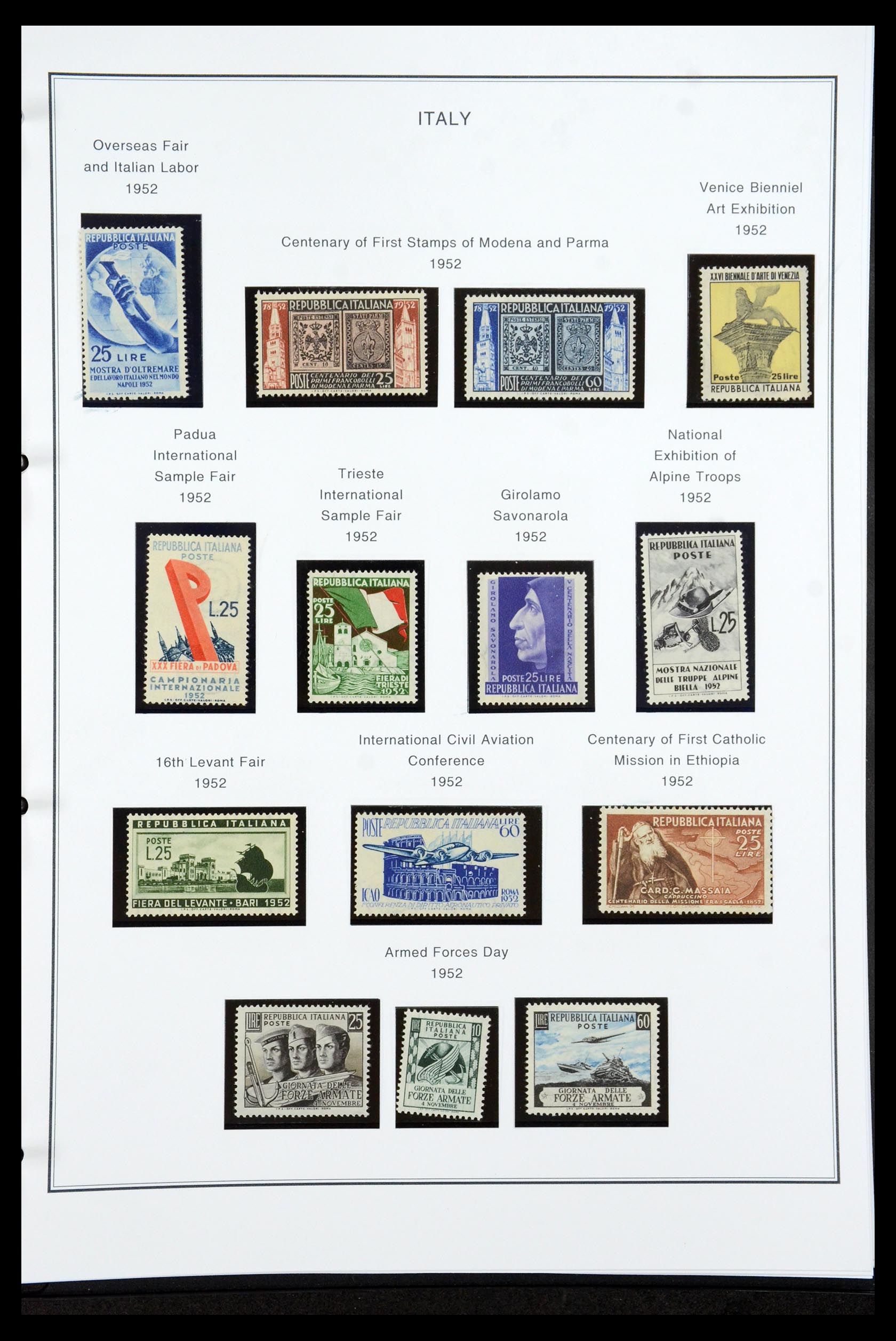 35925 051 - Postzegelverzameling 35925 Italië 1862-2009.