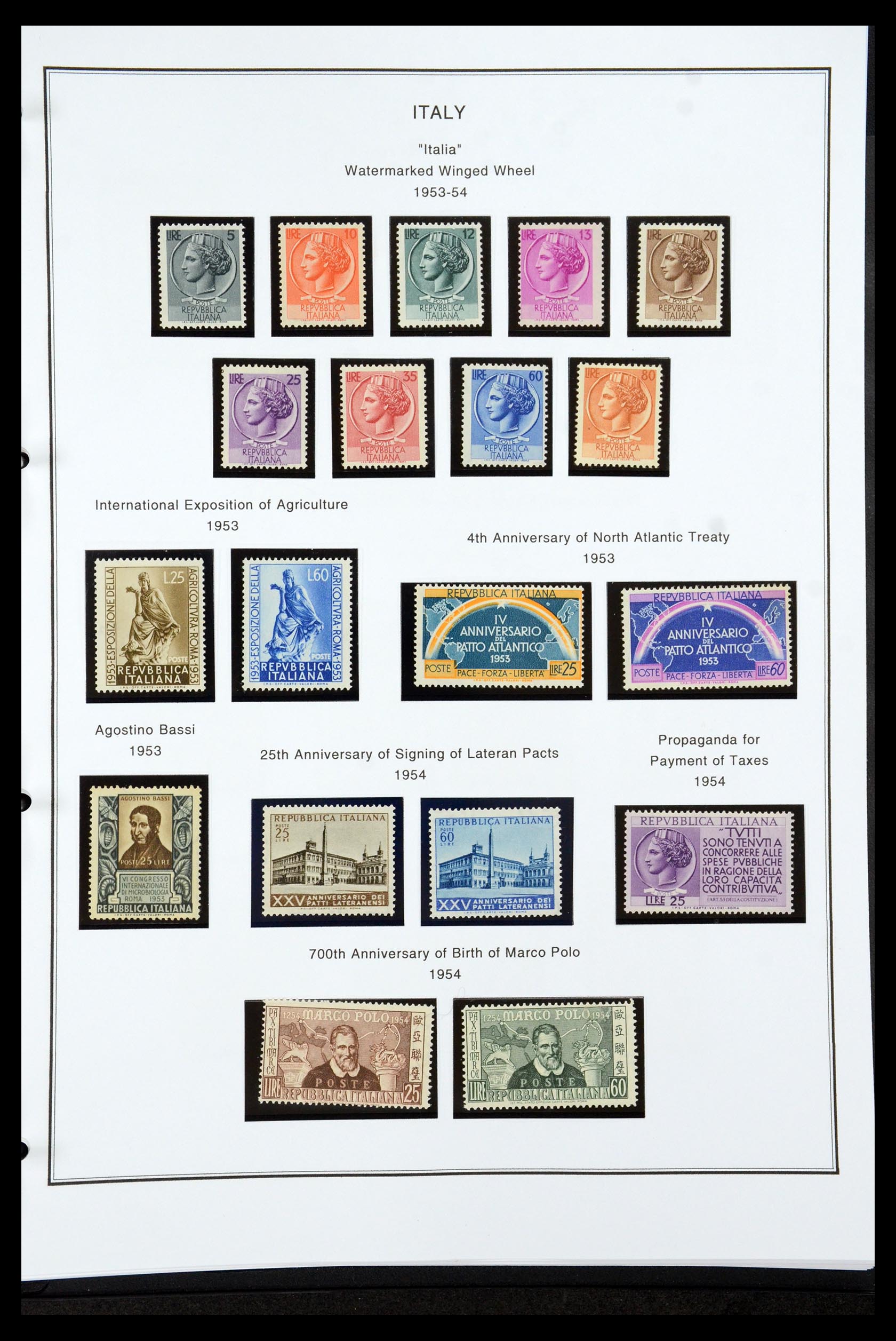 35925 053 - Postzegelverzameling 35925 Italië 1862-2009.