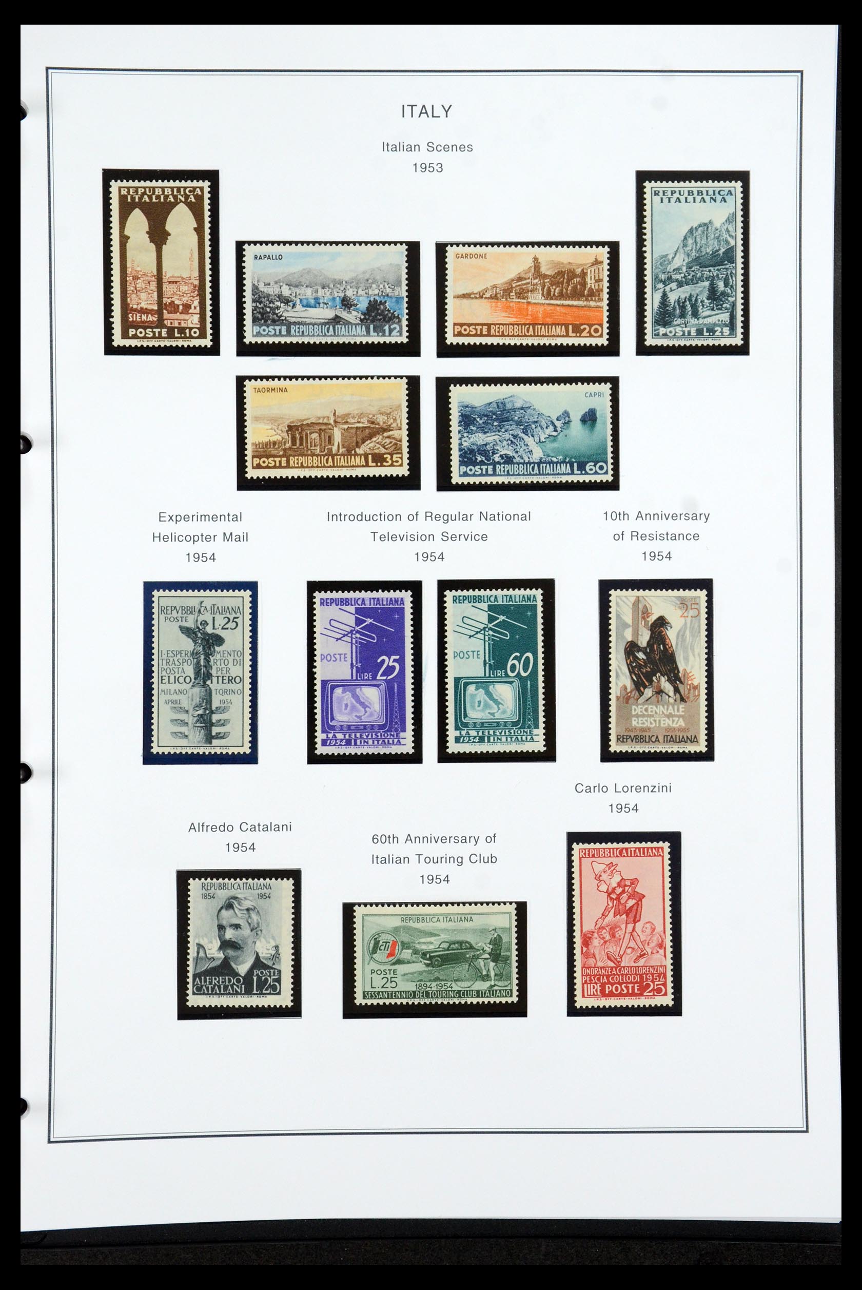 35925 054 - Postzegelverzameling 35925 Italië 1862-2009.