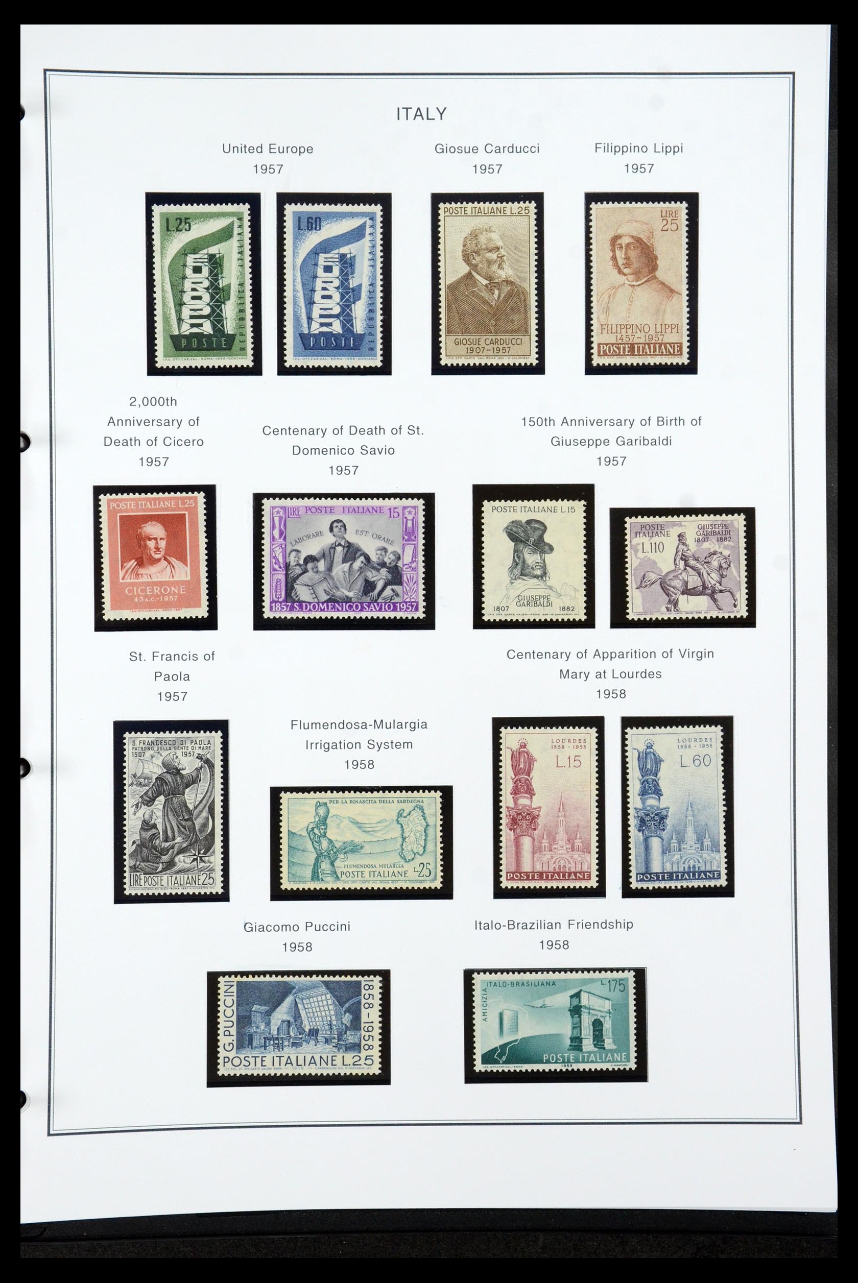 35925 060 - Postzegelverzameling 35925 Italië 1862-2009.
