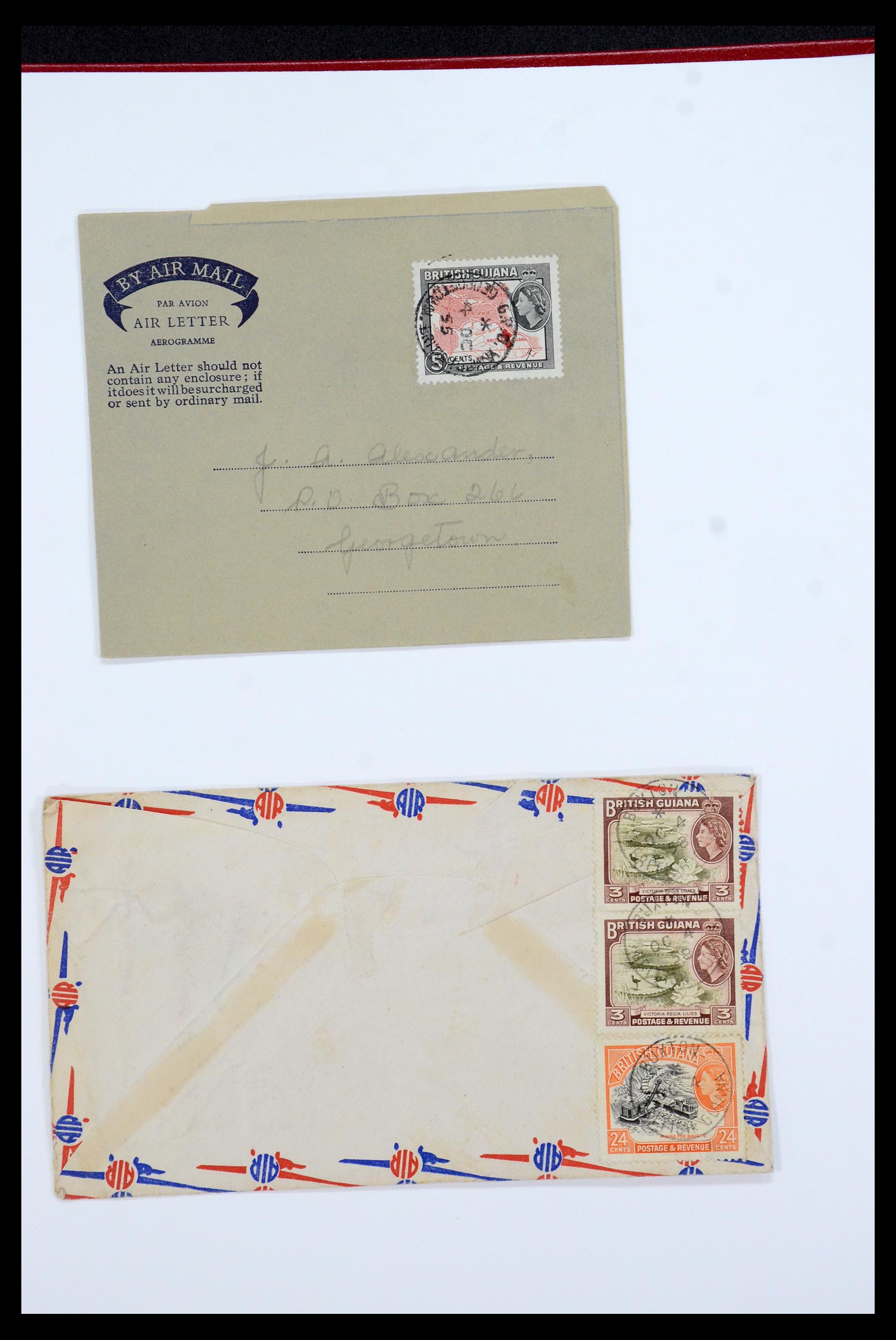 35926 001 - Postzegelverzameling 35926 Brits Guyana 1862-1938.
