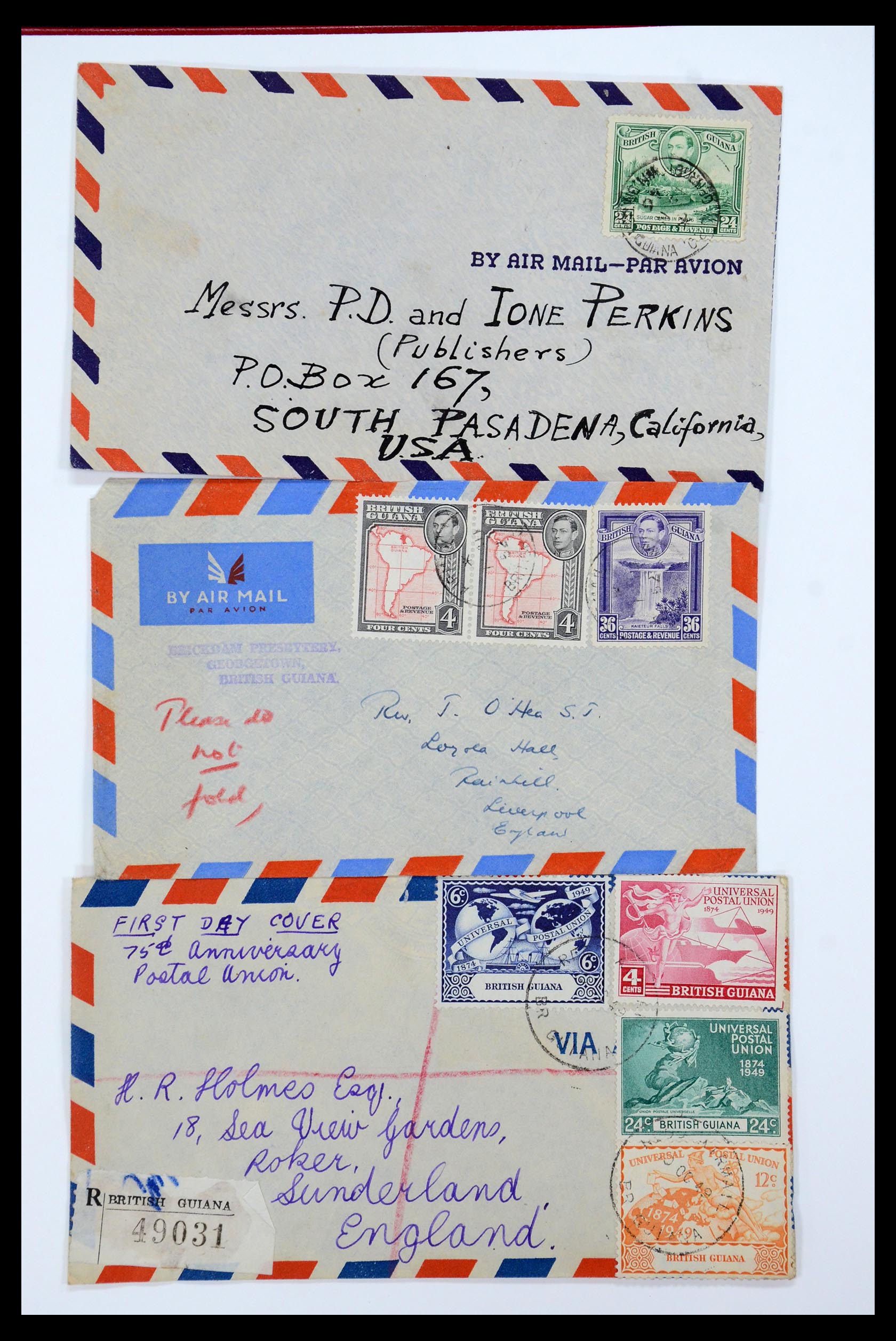 35926 002 - Postzegelverzameling 35926 Brits Guyana 1862-1938.