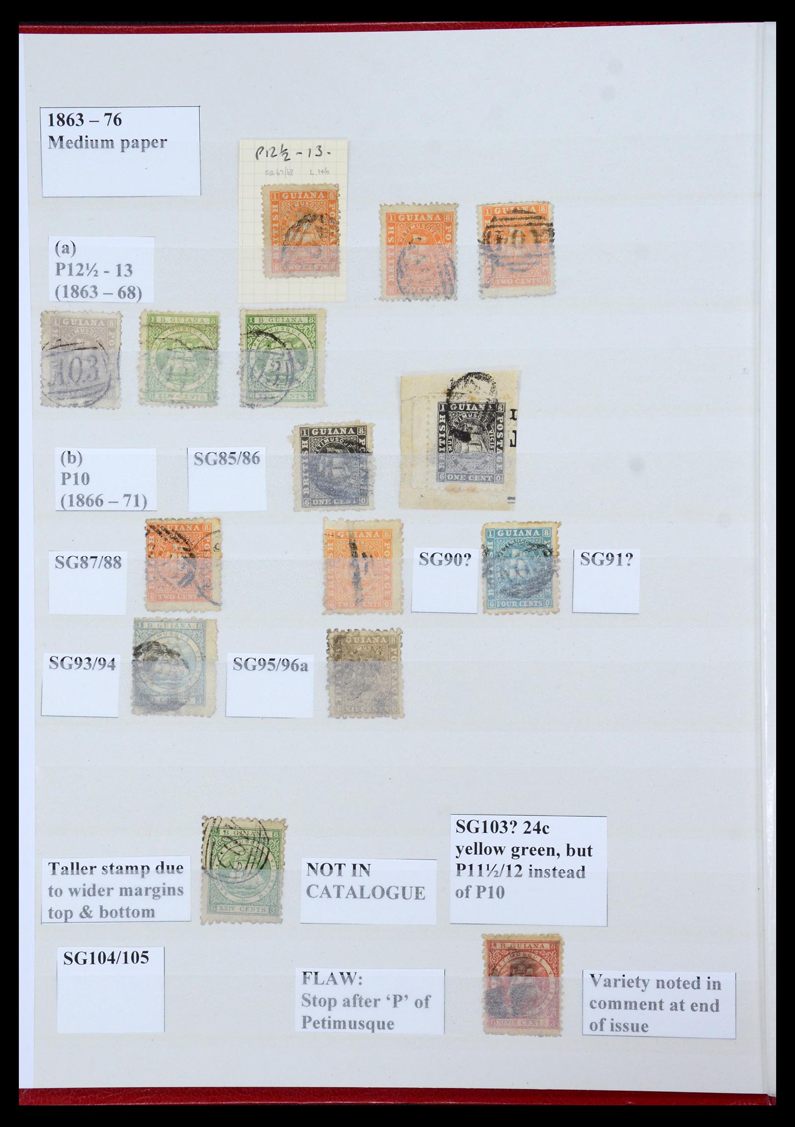 35926 004 - Postzegelverzameling 35926 Brits Guyana 1862-1938.