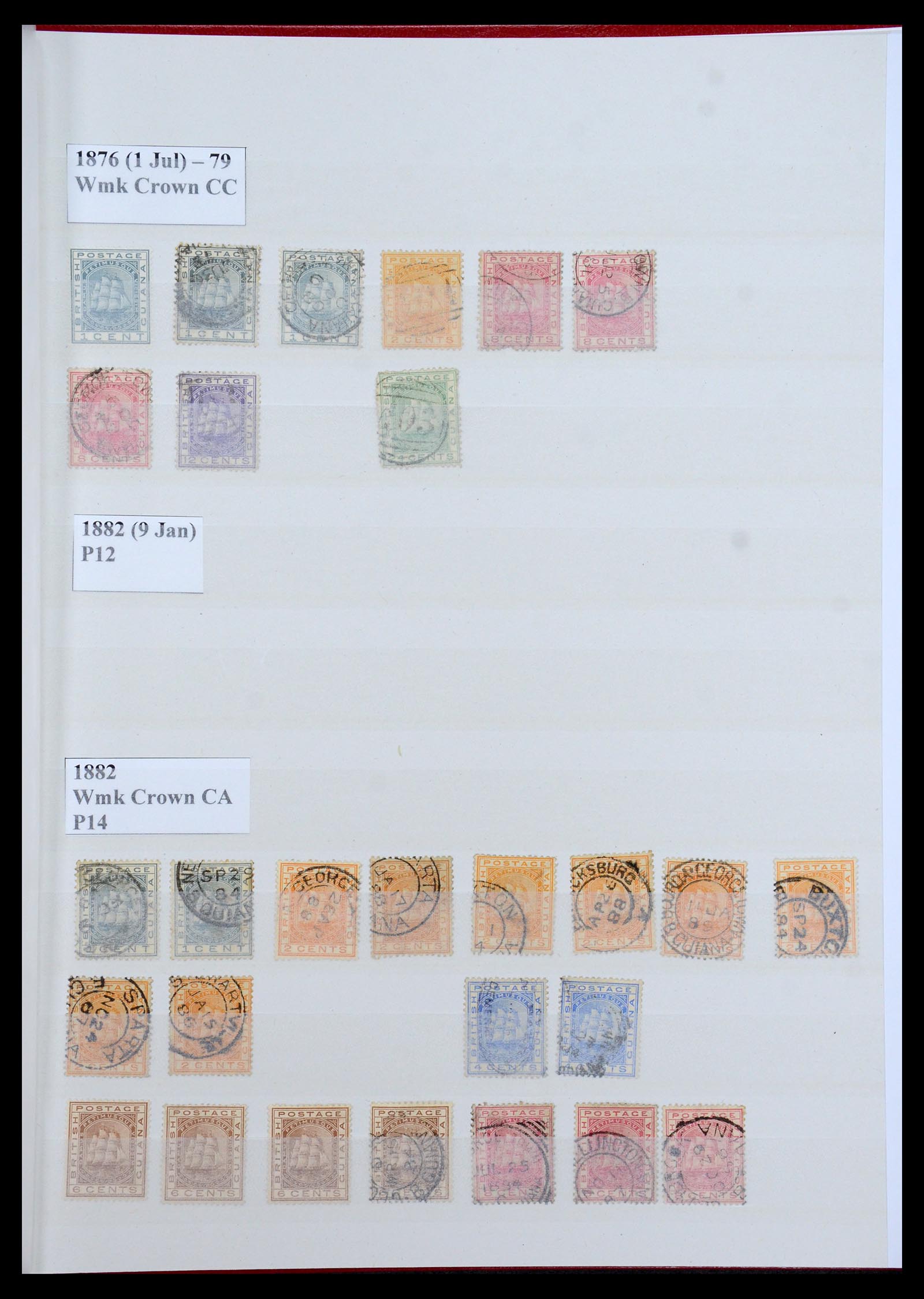 35926 005 - Postzegelverzameling 35926 Brits Guyana 1862-1938.