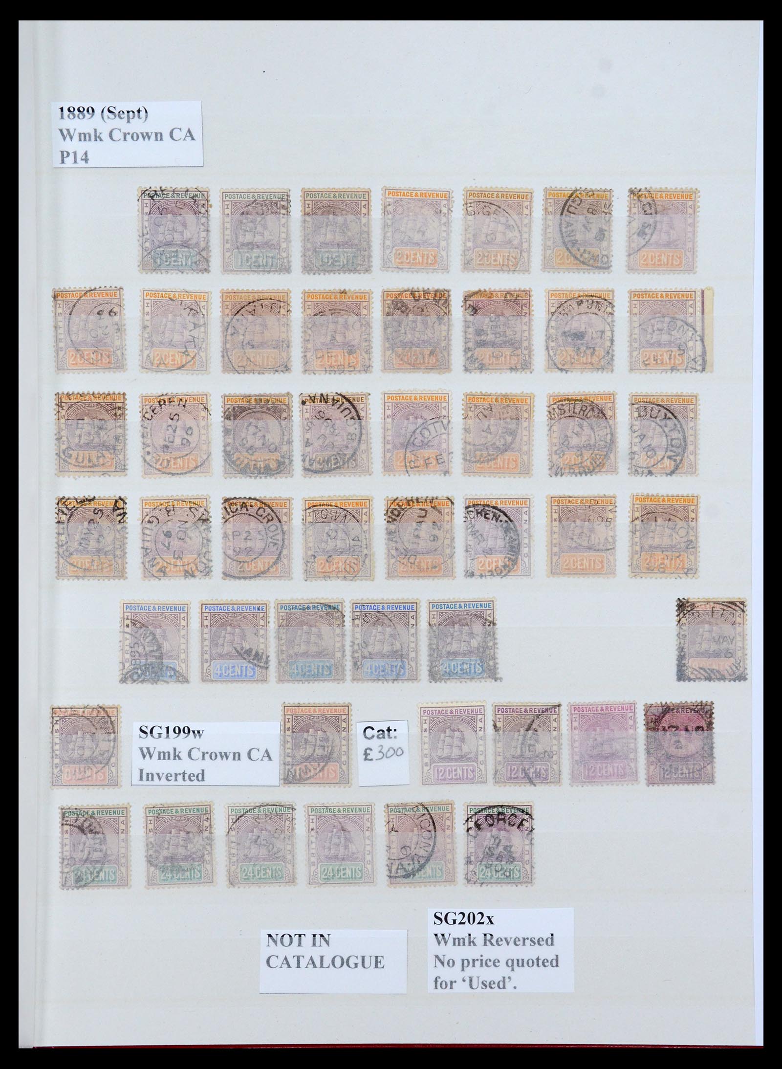 35926 007 - Postzegelverzameling 35926 Brits Guyana 1862-1938.