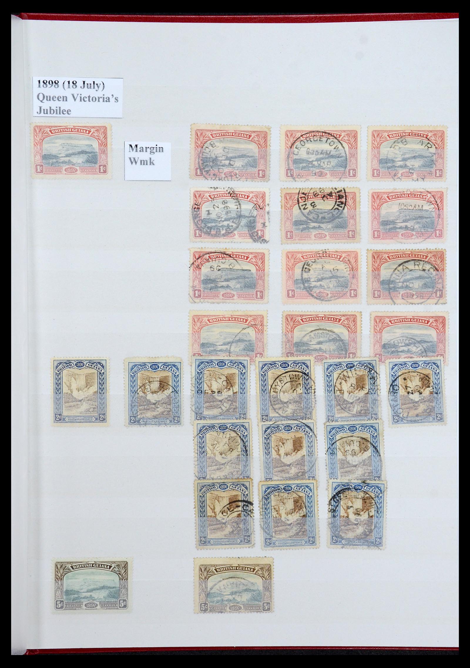 35926 009 - Postzegelverzameling 35926 Brits Guyana 1862-1938.