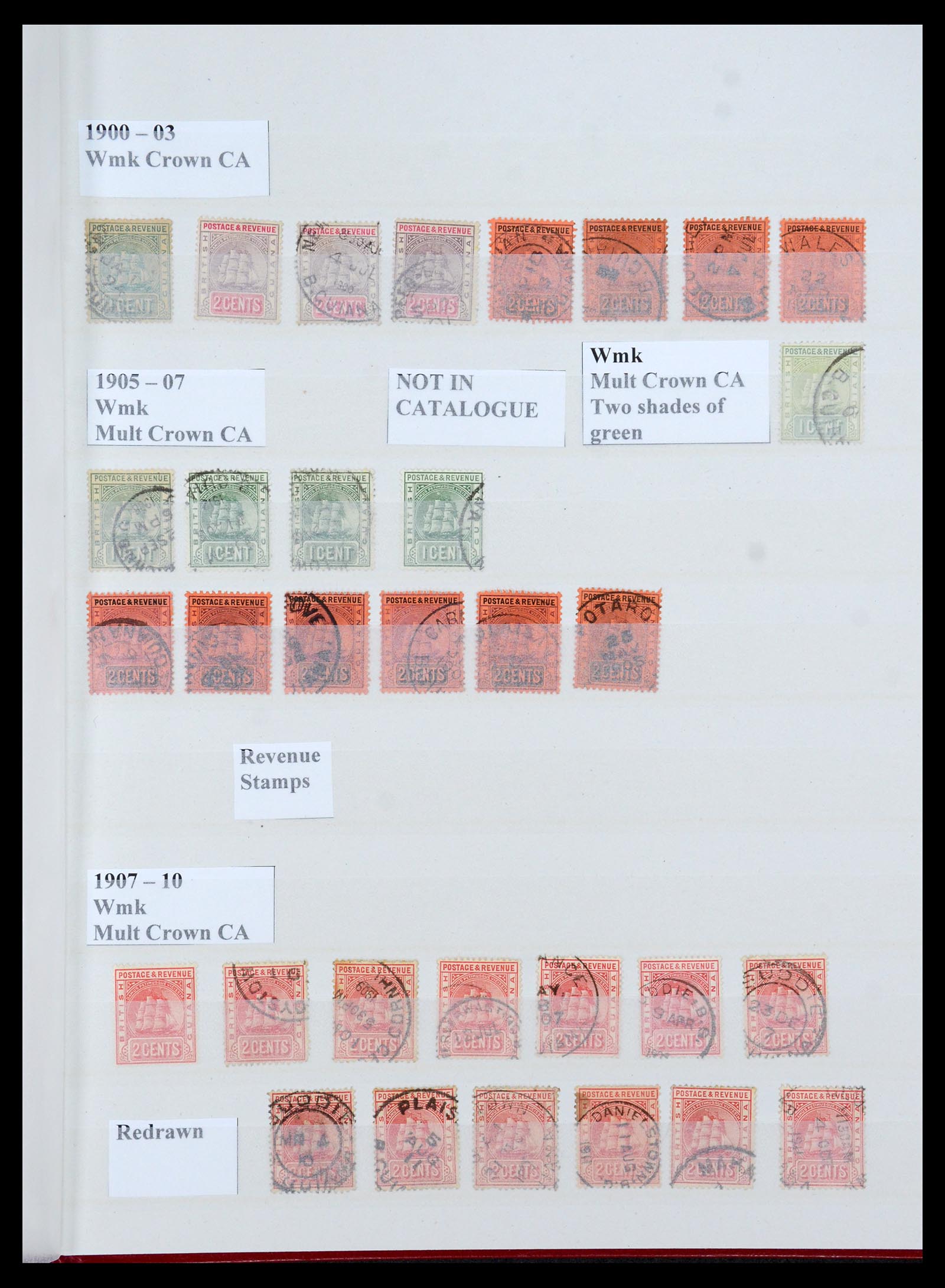 35926 011 - Postzegelverzameling 35926 Brits Guyana 1862-1938.
