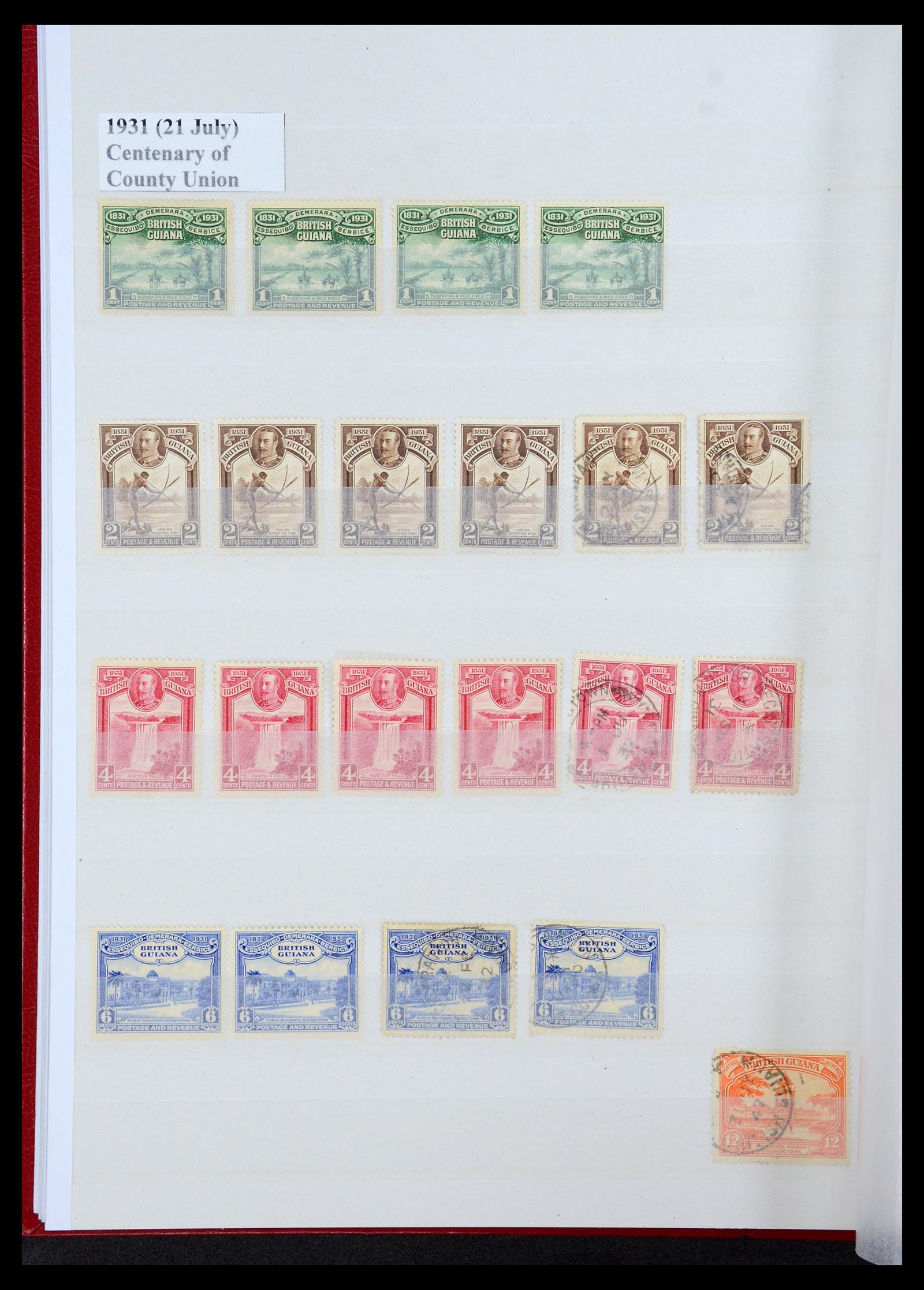 35926 015 - Postzegelverzameling 35926 Brits Guyana 1862-1938.