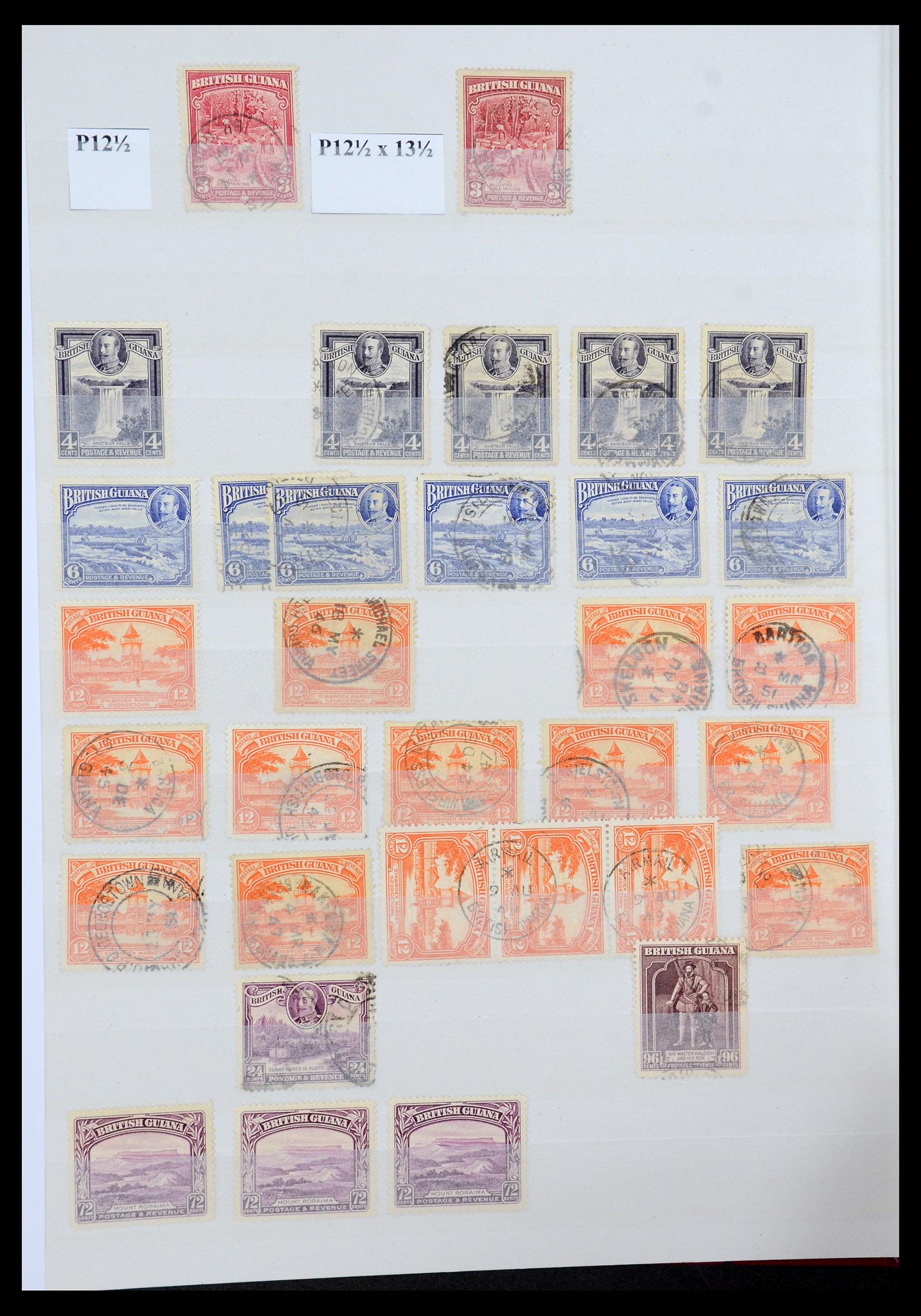 35926 016 - Postzegelverzameling 35926 Brits Guyana 1862-1938.