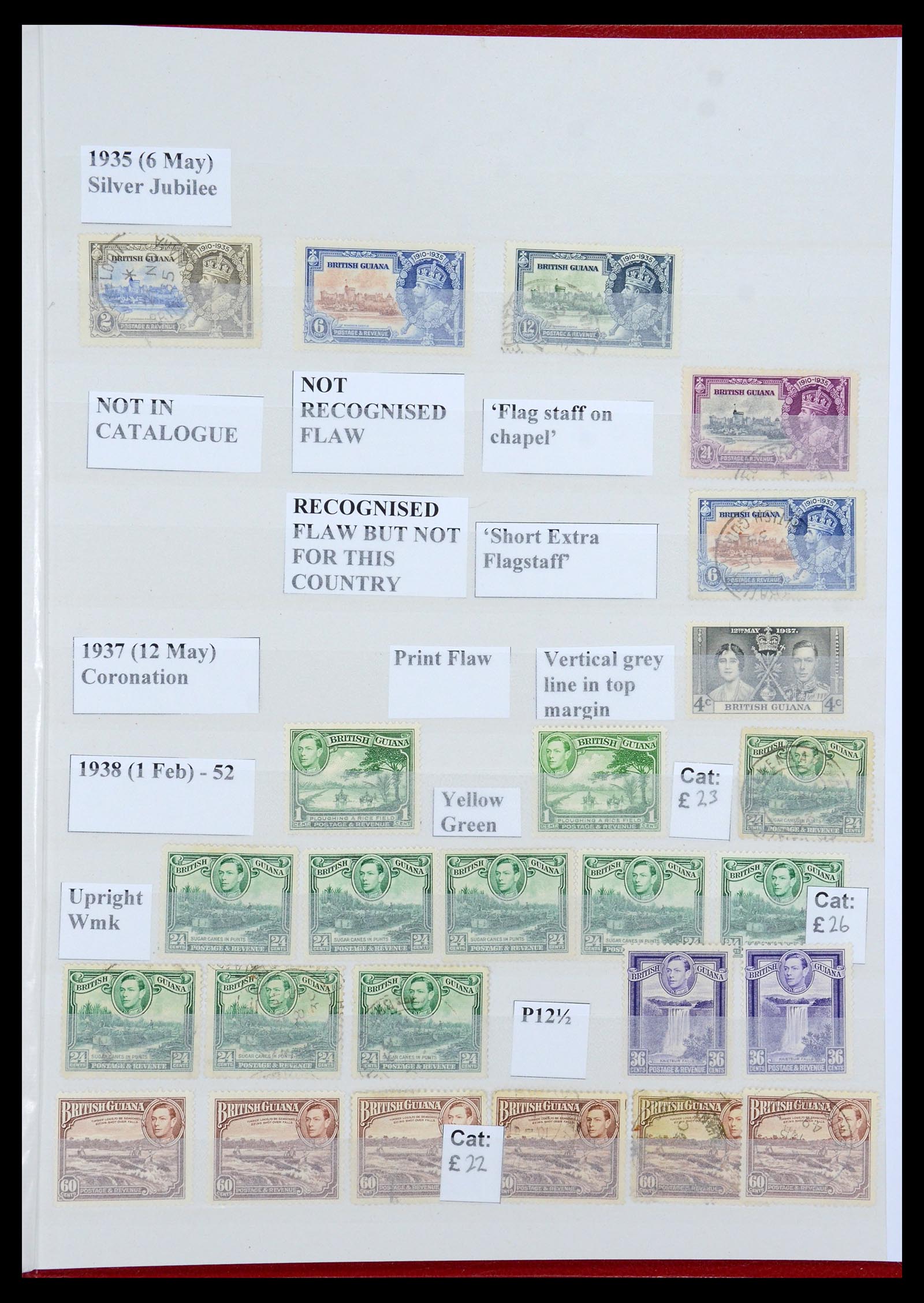 35926 017 - Postzegelverzameling 35926 Brits Guyana 1862-1938.