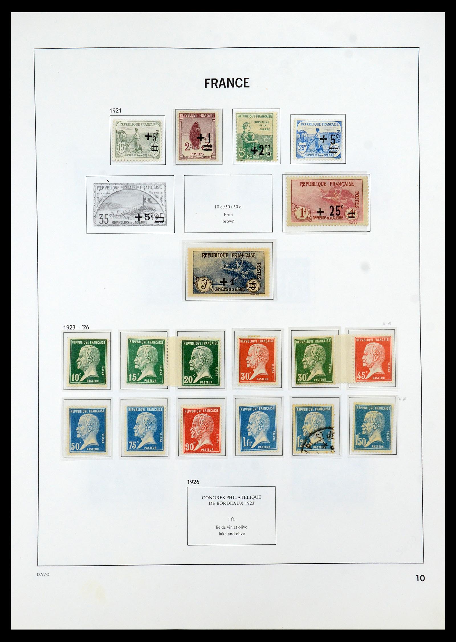 35930 010 - Stamp collection 35930 France 1849-1990.