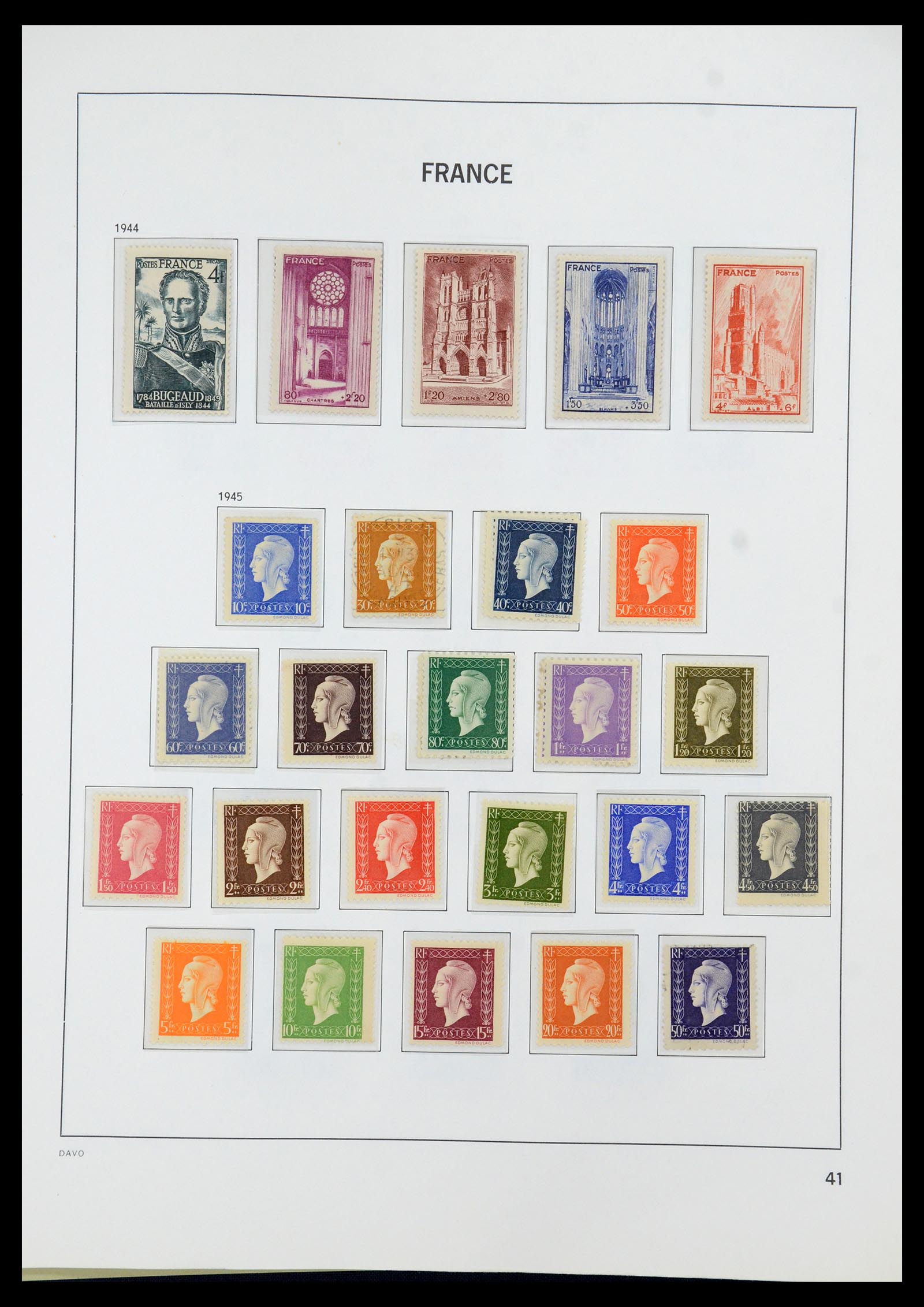 35930 041 - Stamp collection 35930 France 1849-1990.