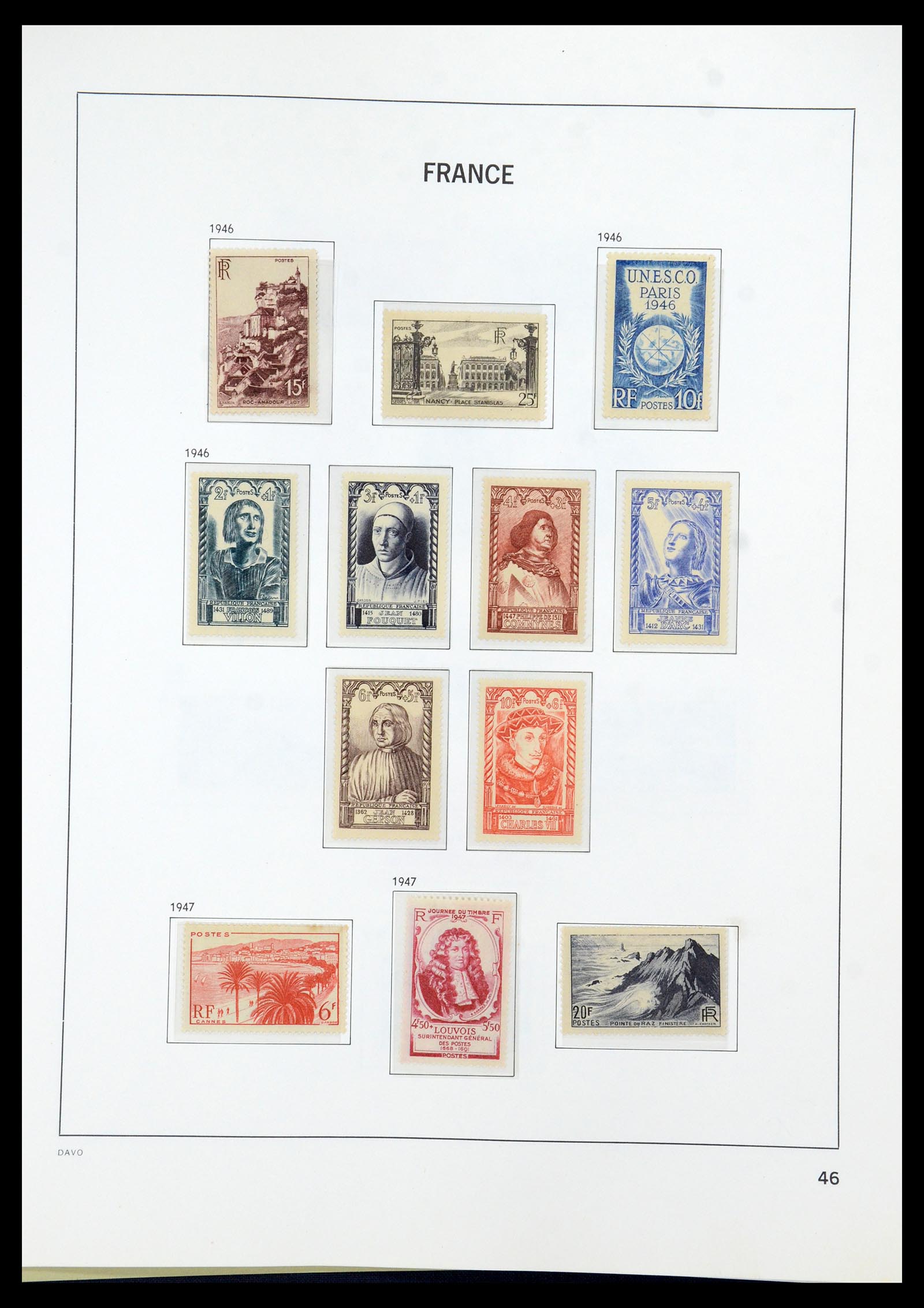 35930 046 - Stamp collection 35930 France 1849-1990.