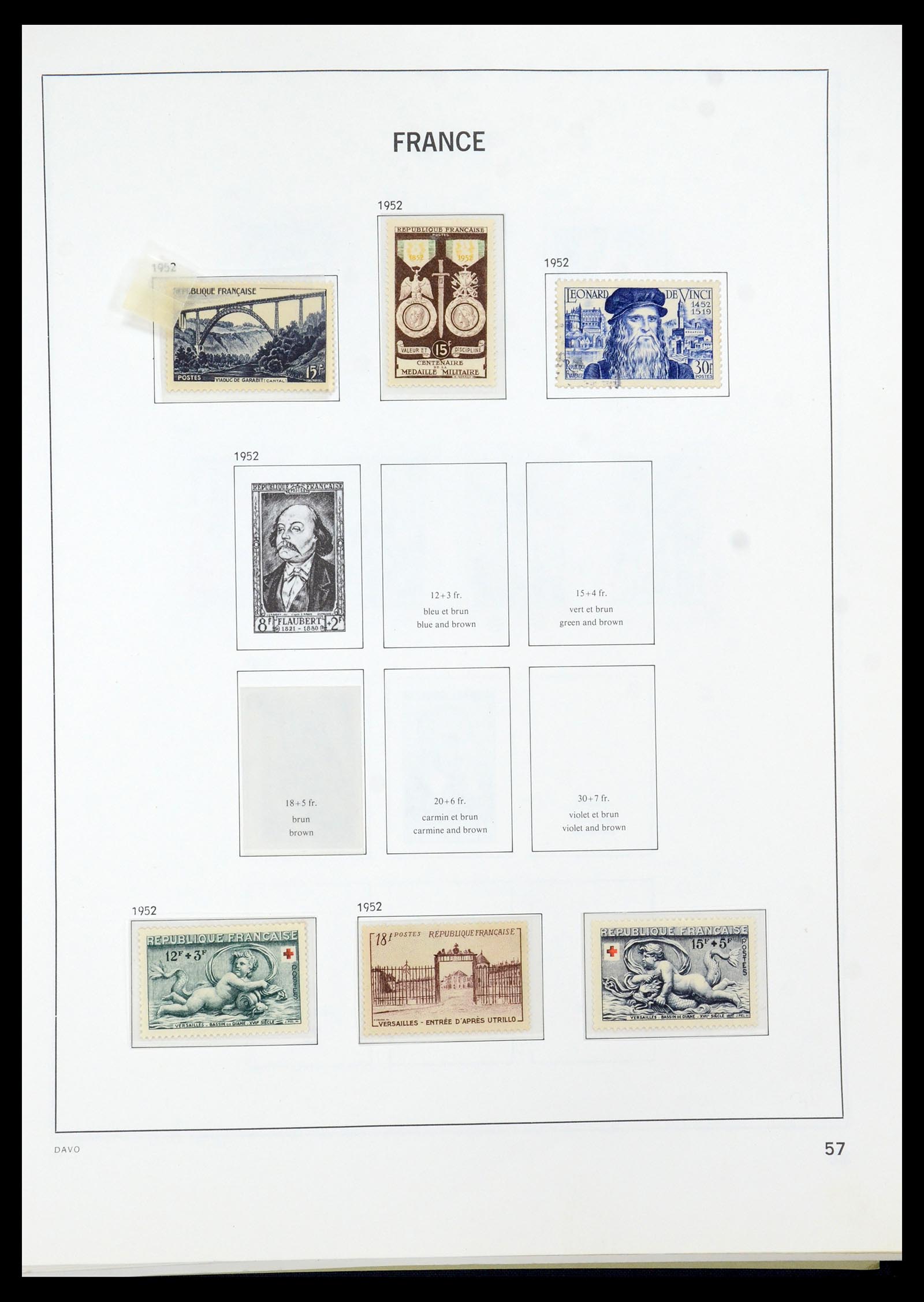 35930 058 - Stamp collection 35930 France 1849-1990.
