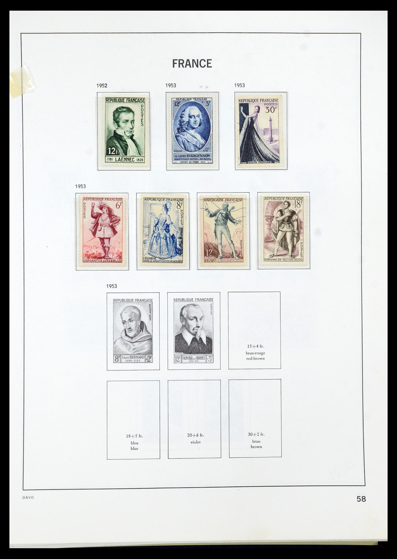 35930 059 - Stamp collection 35930 France 1849-1990.