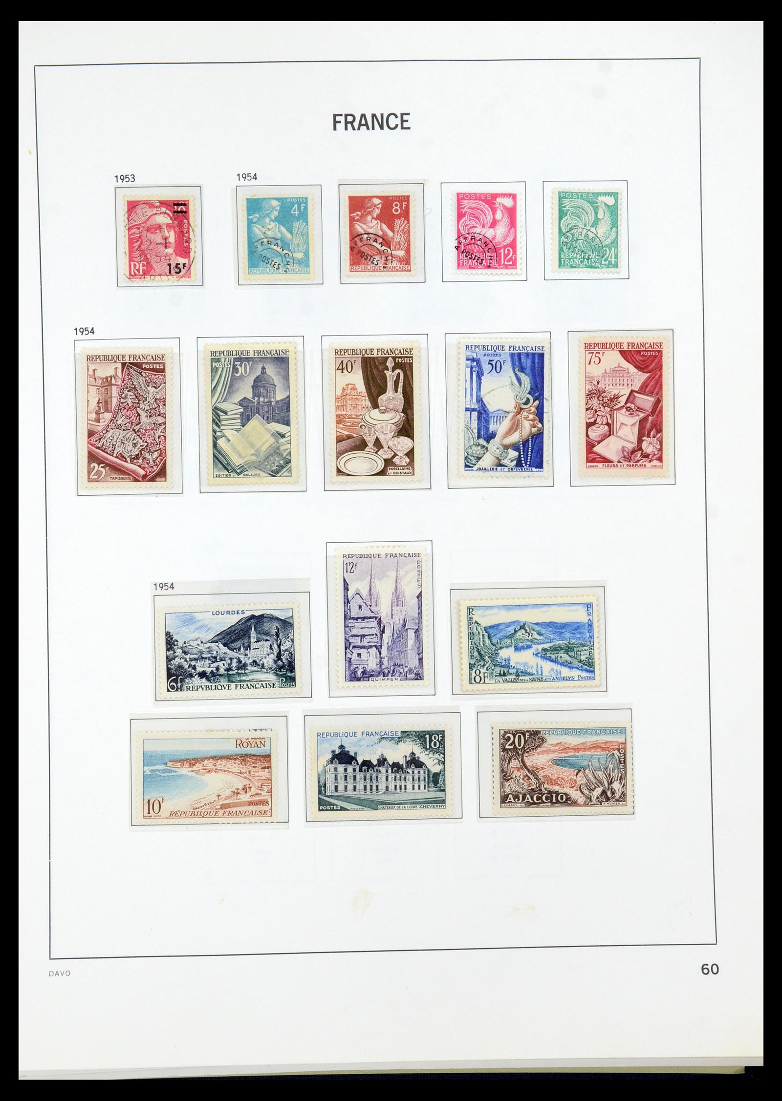 35930 061 - Stamp collection 35930 France 1849-1990.