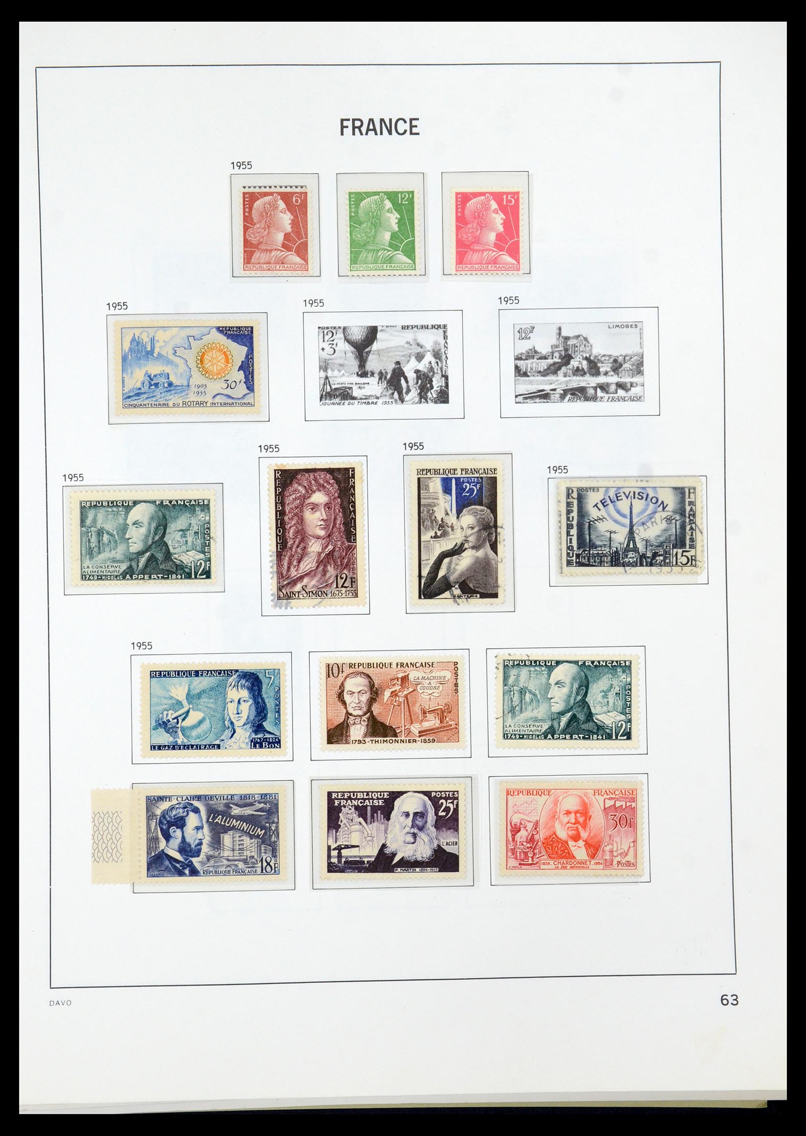 35930 064 - Stamp collection 35930 France 1849-1990.