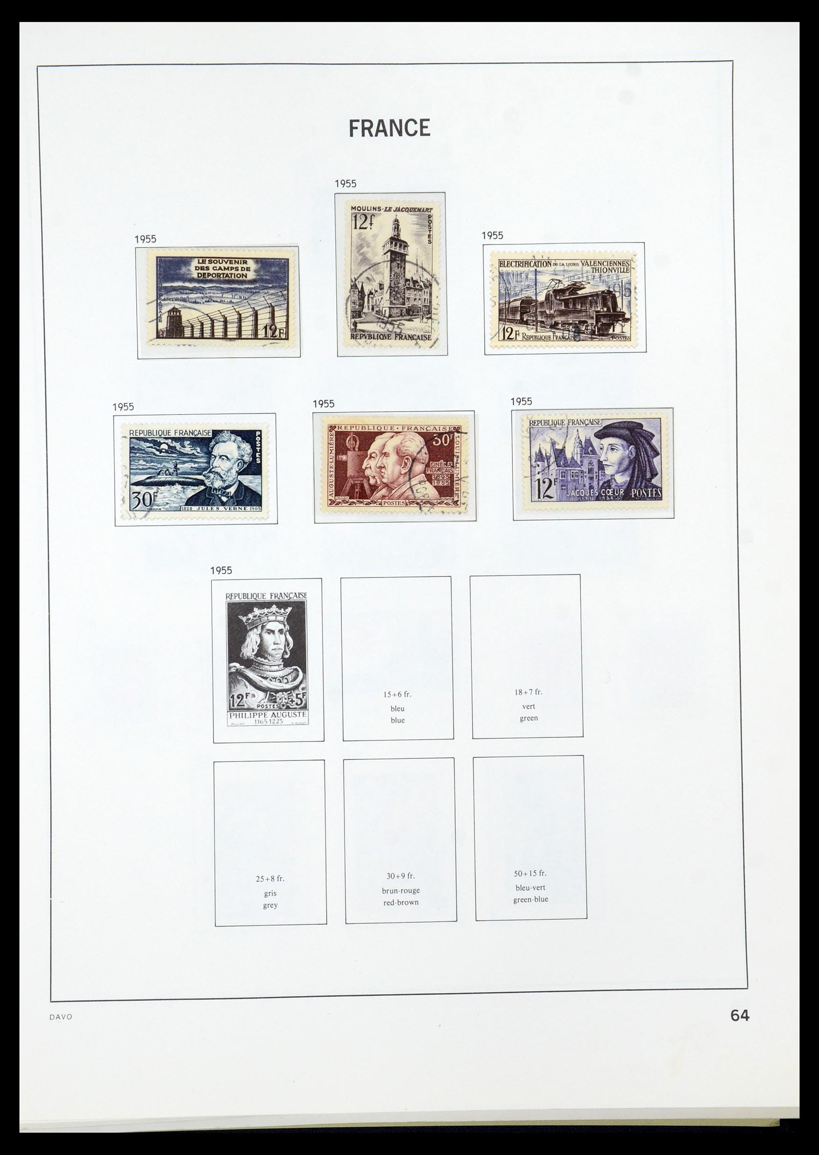 35930 065 - Stamp collection 35930 France 1849-1990.