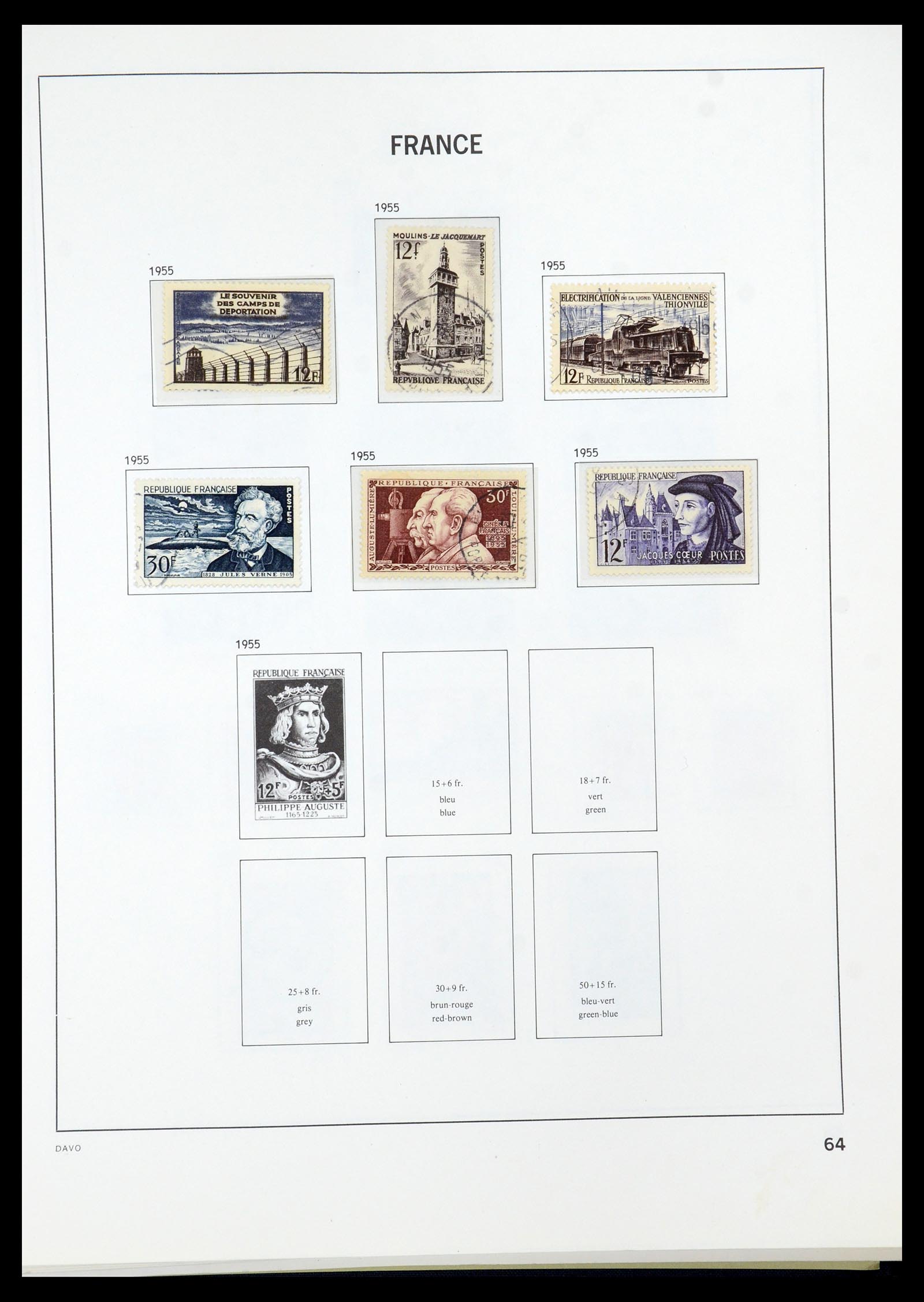 35930 066 - Stamp collection 35930 France 1849-1990.