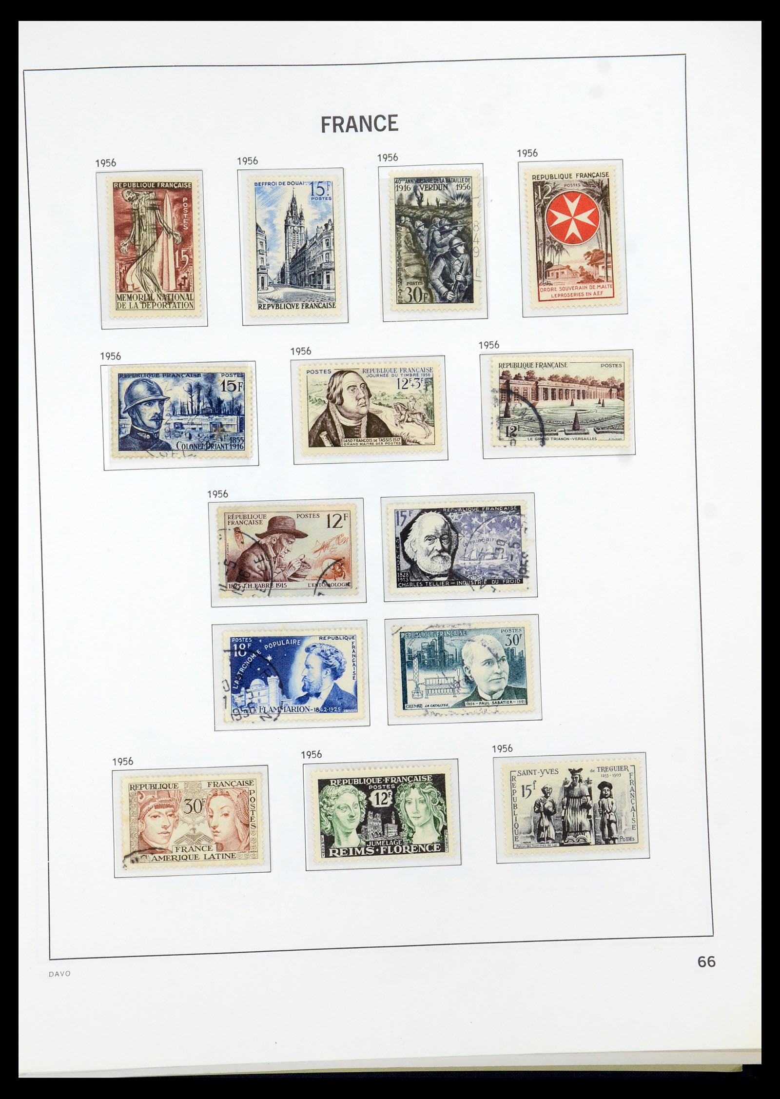 35930 068 - Stamp collection 35930 France 1849-1990.