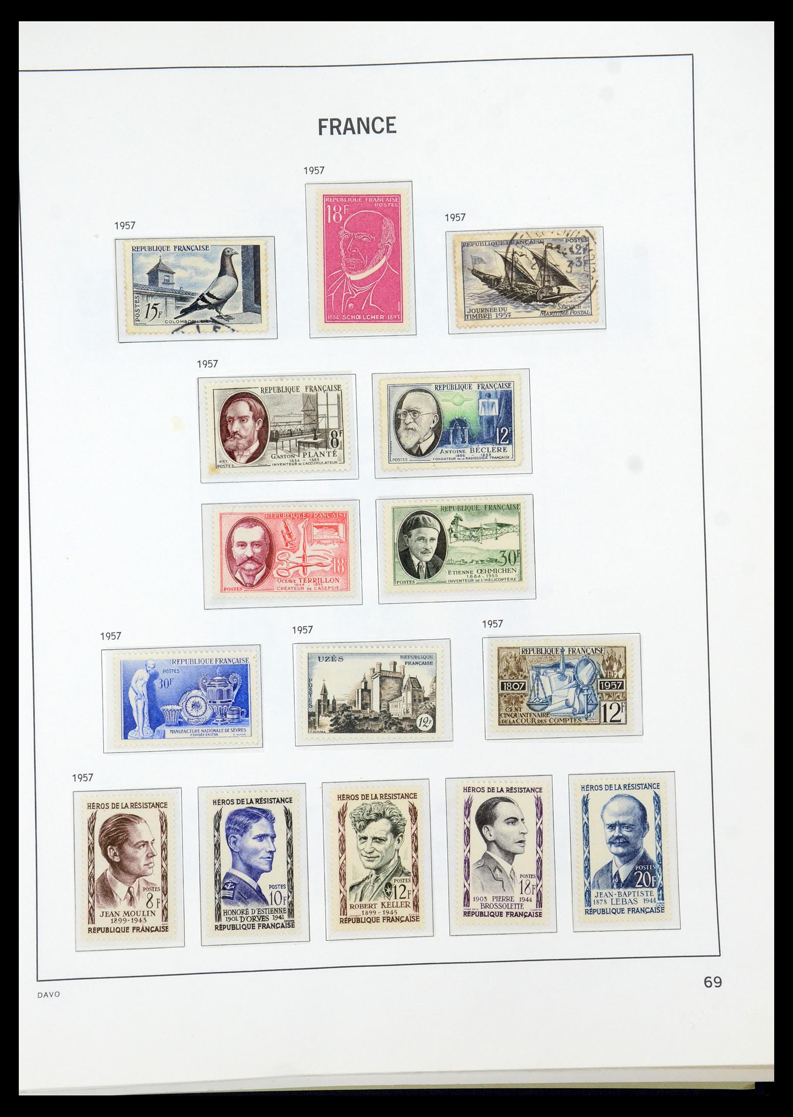 35930 071 - Stamp collection 35930 France 1849-1990.