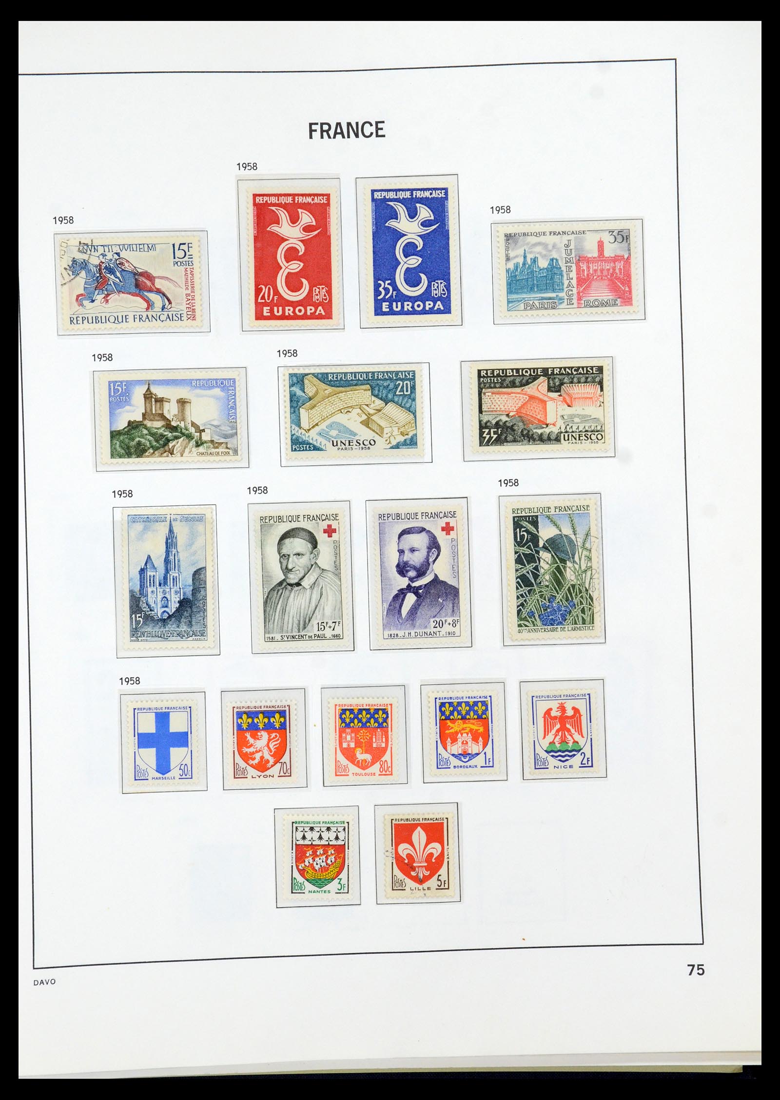 35930 077 - Stamp collection 35930 France 1849-1990.