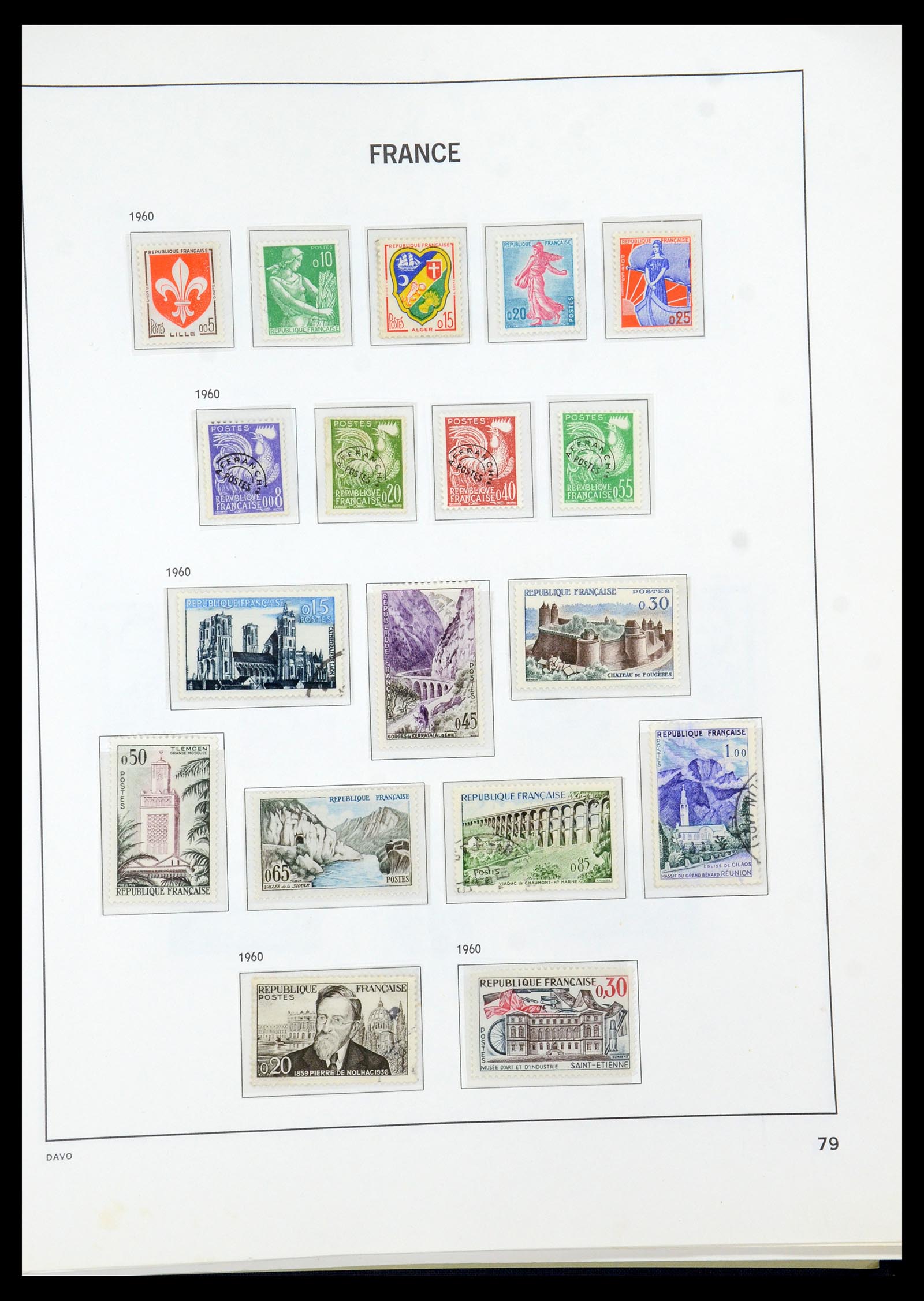 35930 081 - Stamp collection 35930 France 1849-1990.