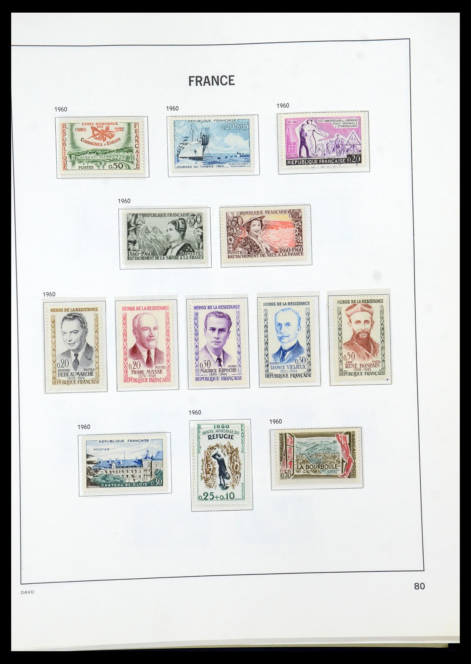 35930 082 - Stamp collection 35930 France 1849-1990.