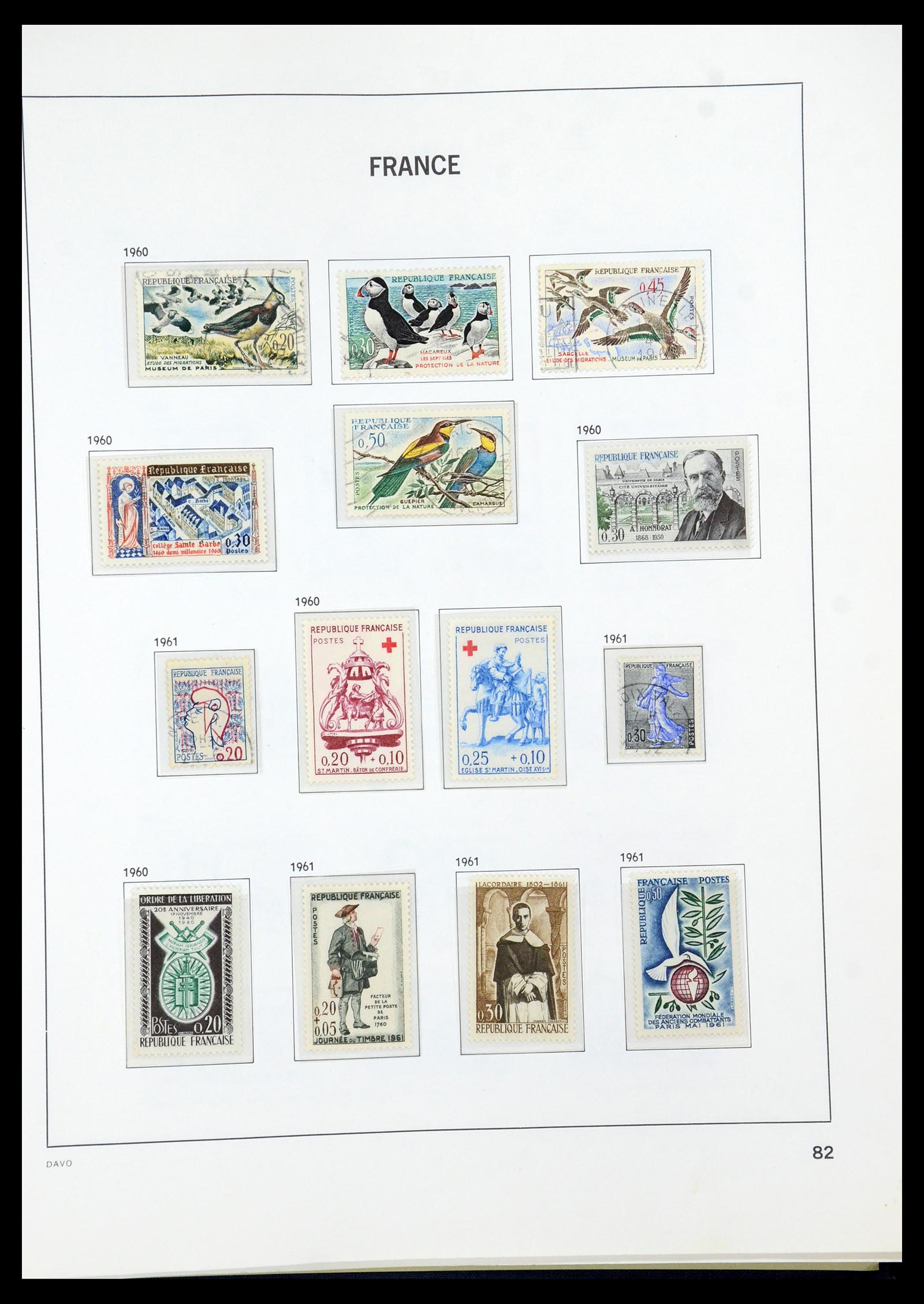 35930 084 - Stamp collection 35930 France 1849-1990.