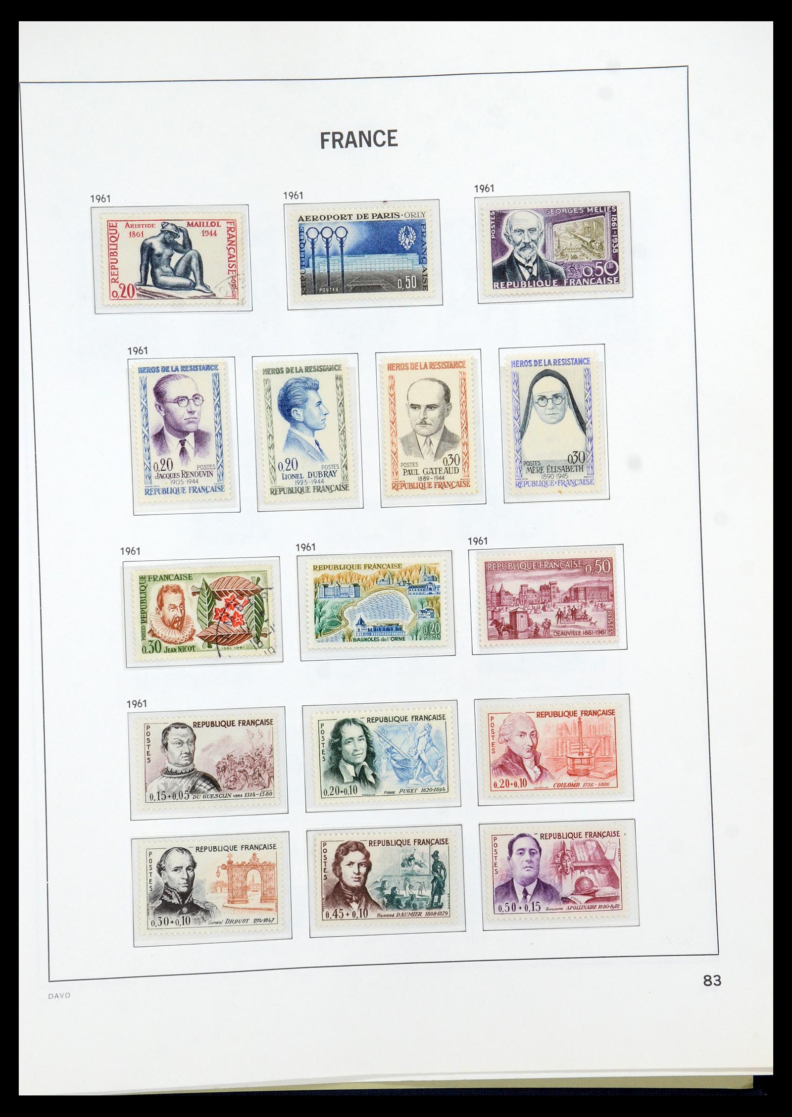 35930 085 - Stamp collection 35930 France 1849-1990.