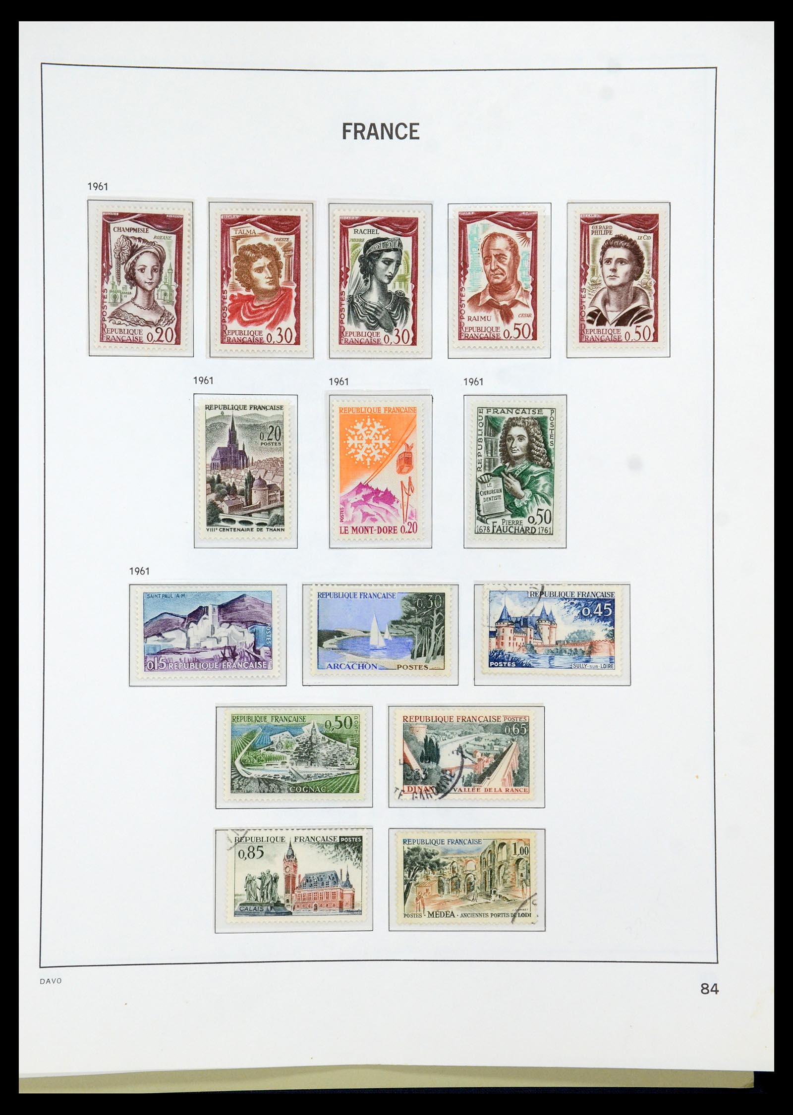 35930 086 - Stamp collection 35930 France 1849-1990.