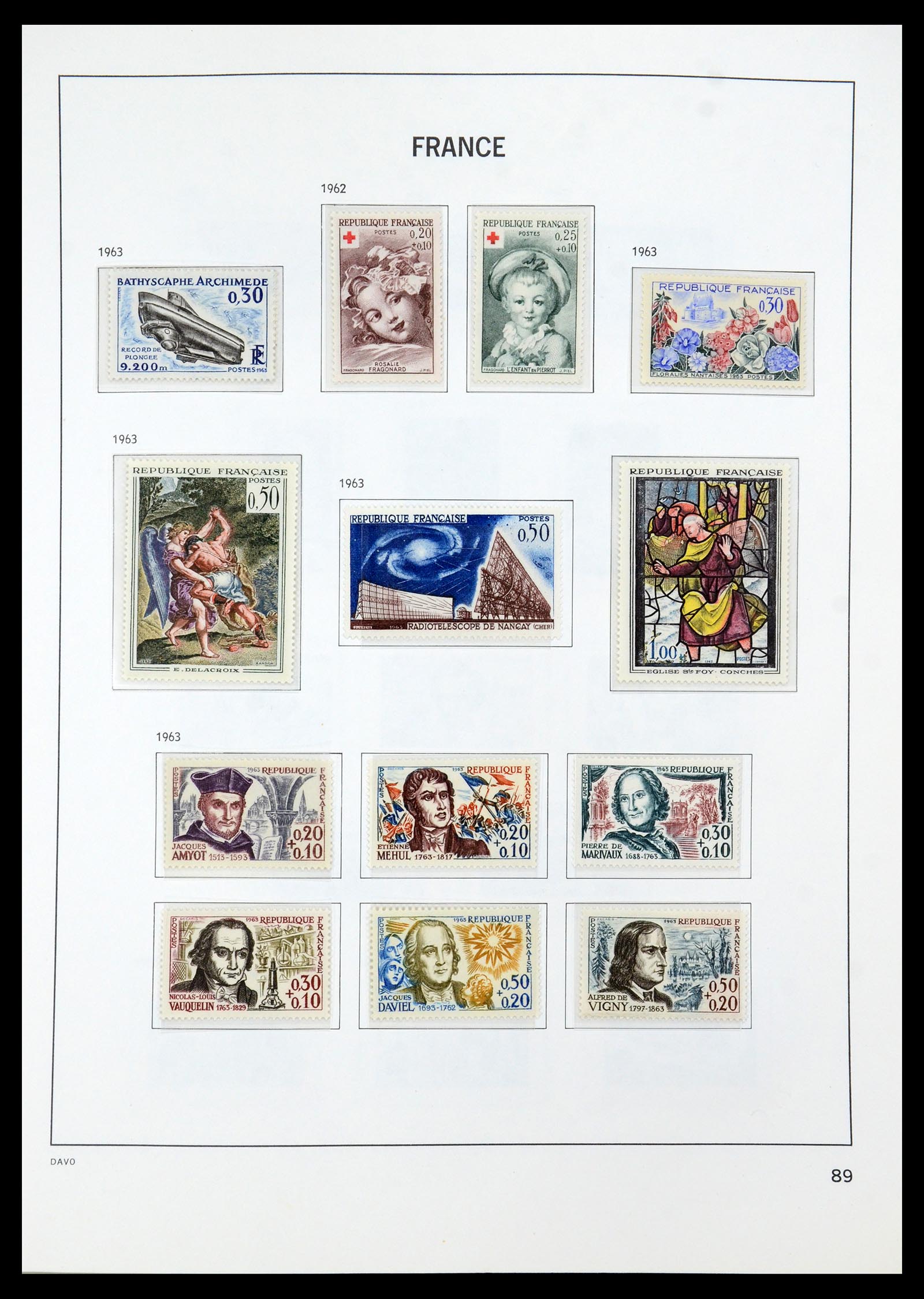 35930 091 - Stamp collection 35930 France 1849-1990.