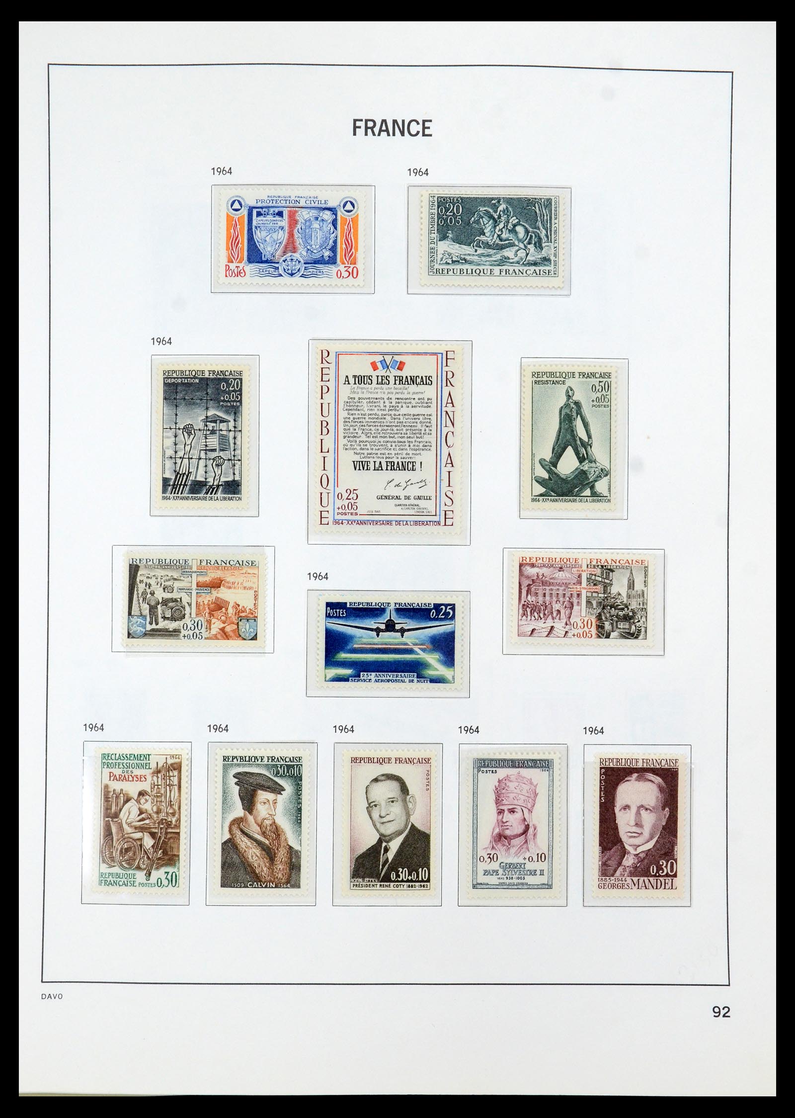 35930 094 - Stamp collection 35930 France 1849-1990.