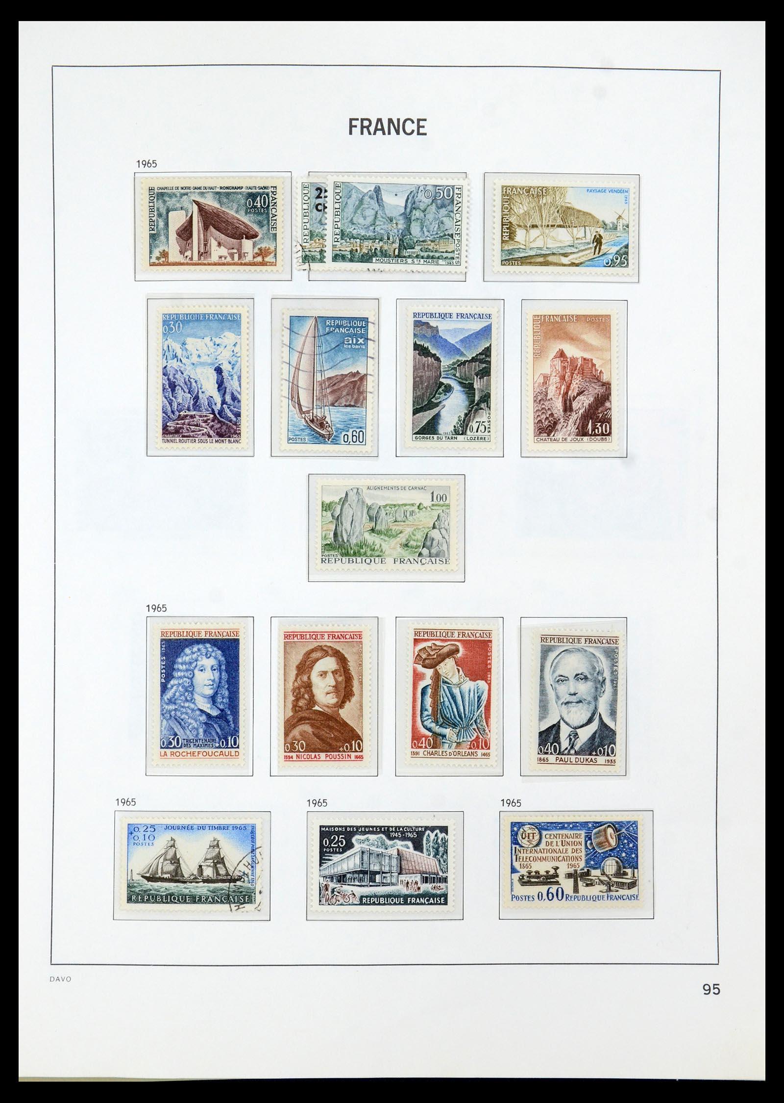 35930 097 - Stamp collection 35930 France 1849-1990.