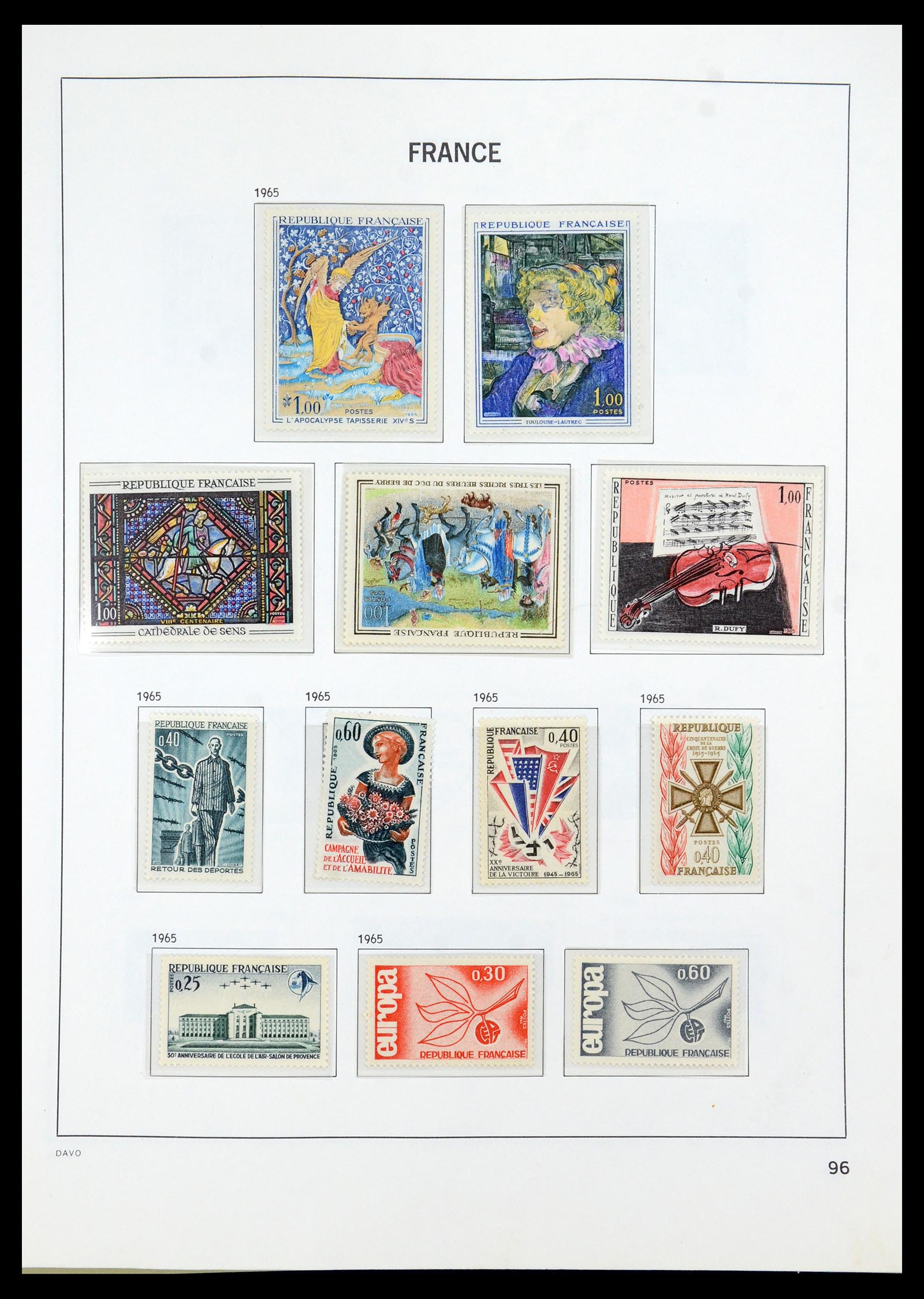 35930 098 - Stamp collection 35930 France 1849-1990.