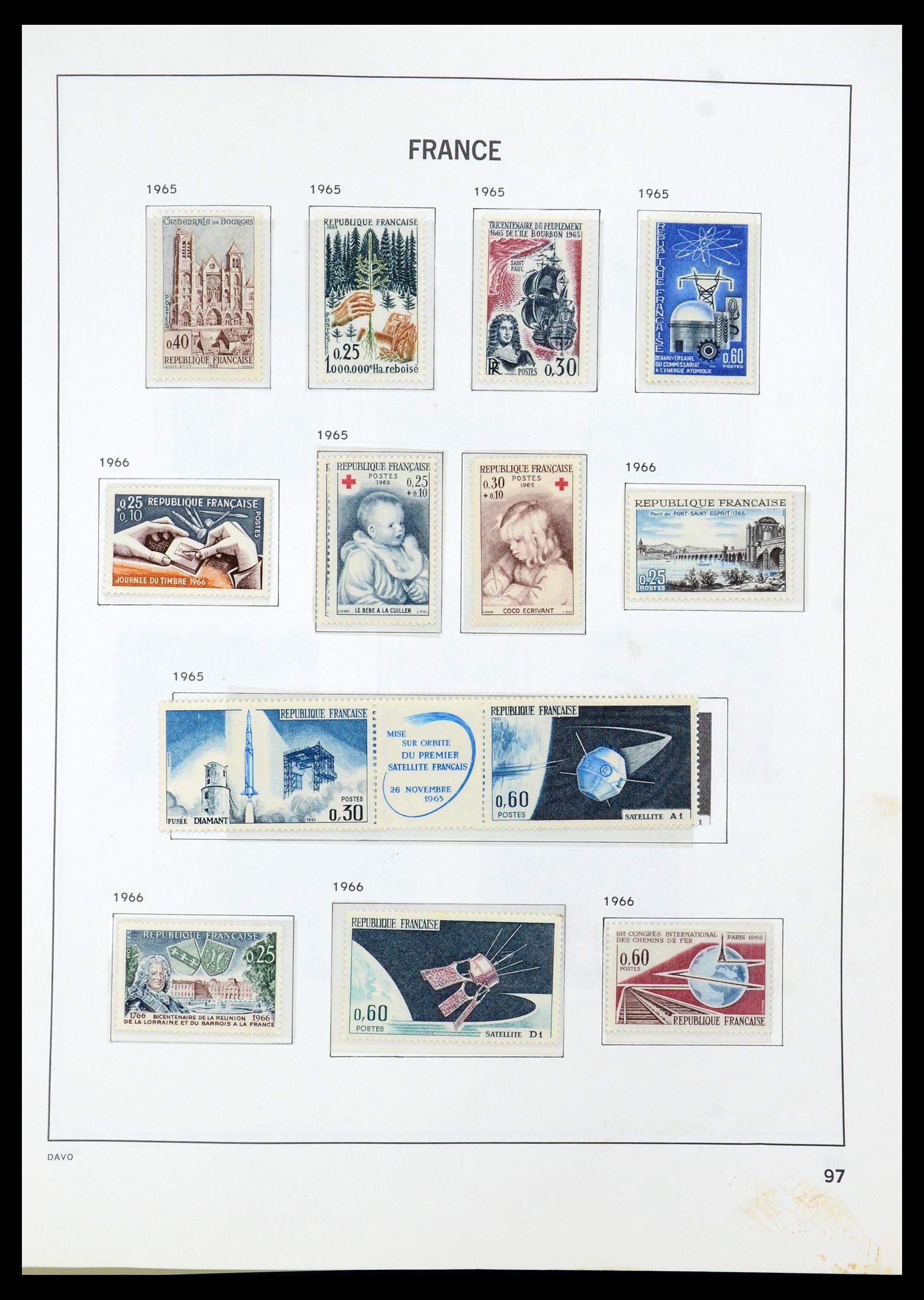 35930 099 - Stamp collection 35930 France 1849-1990.