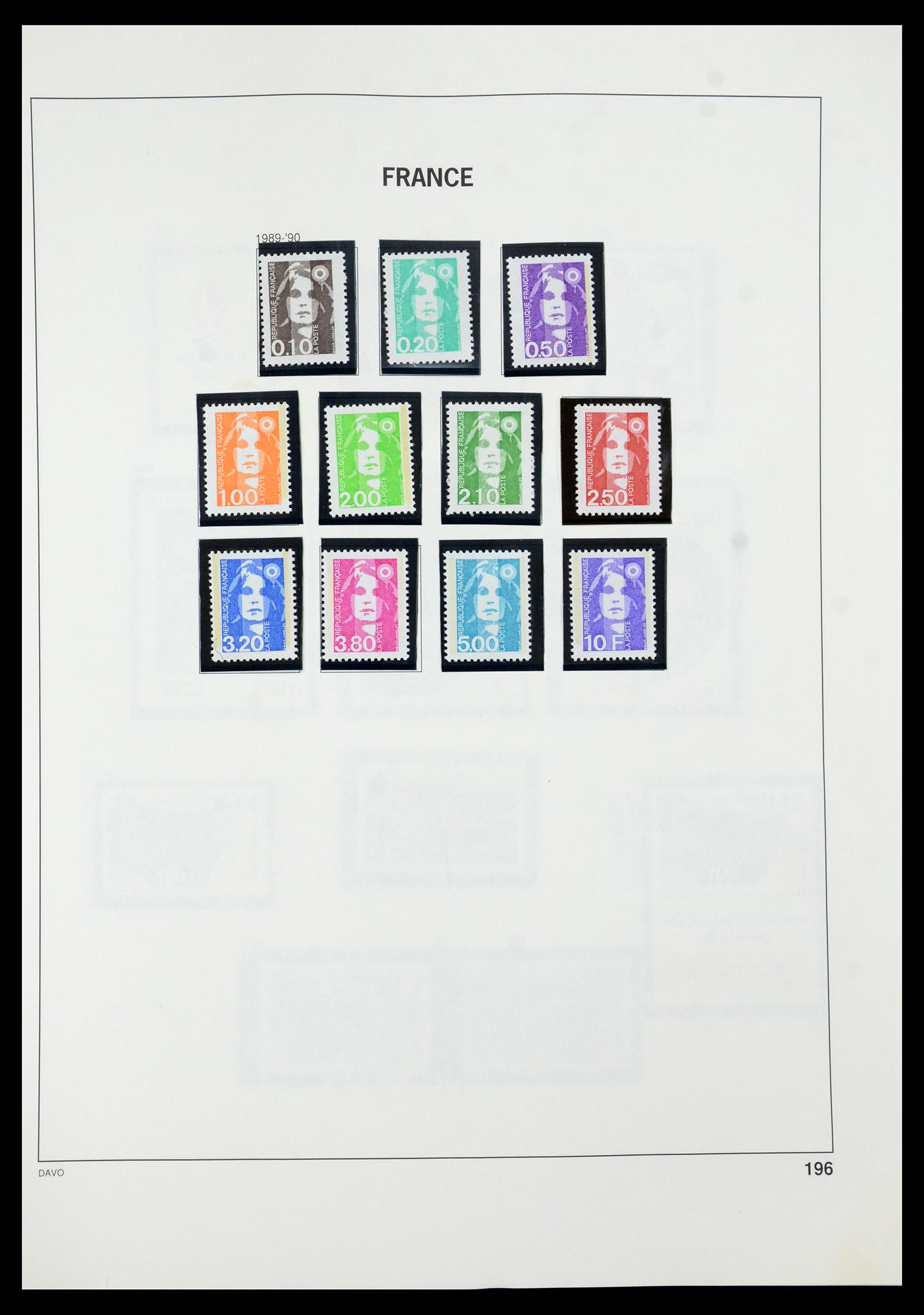 35930 202 - Stamp collection 35930 France 1849-1990.