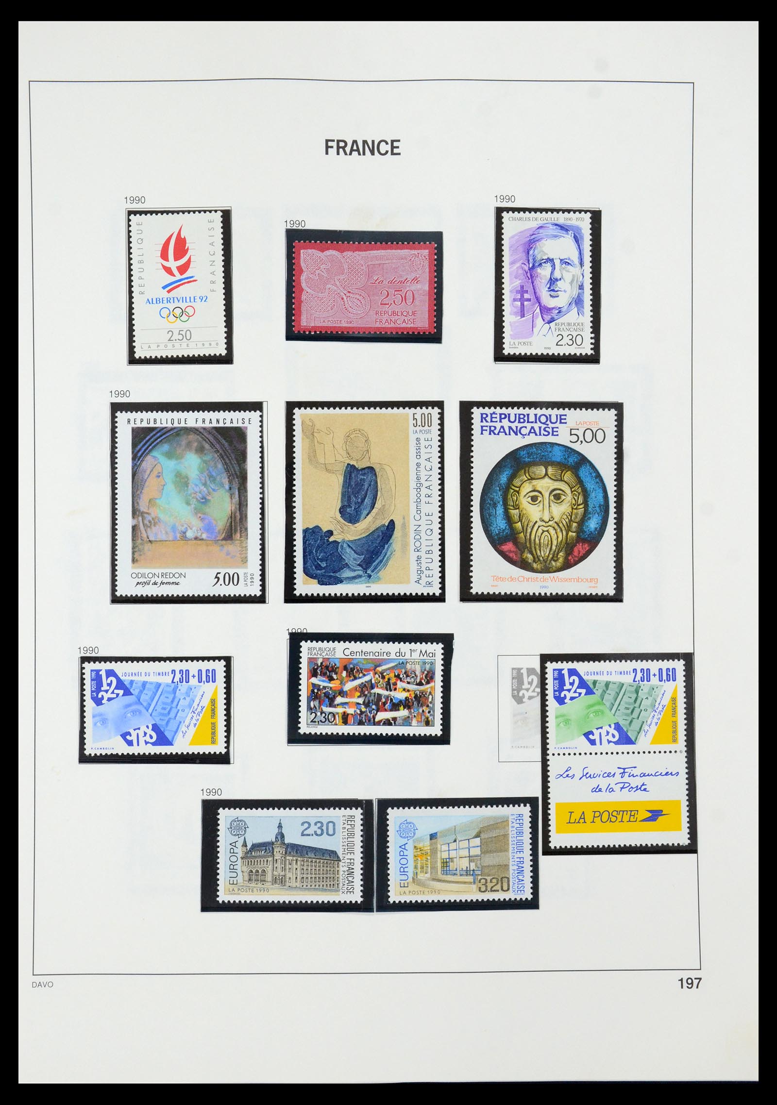 35930 203 - Postzegelverzameling 35930 Frankrijk 1849-1990.