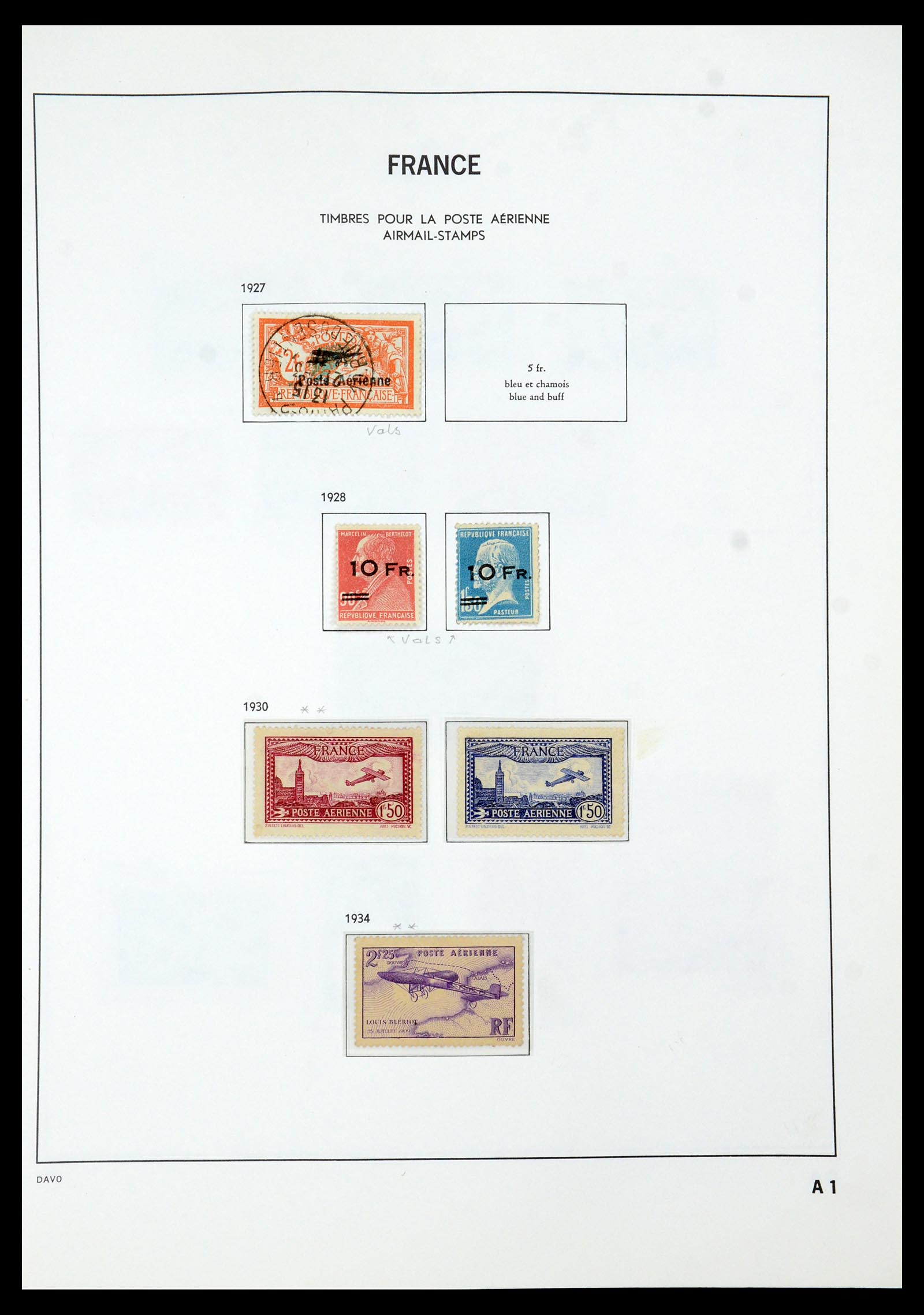 35930 207 - Stamp collection 35930 France 1849-1990.