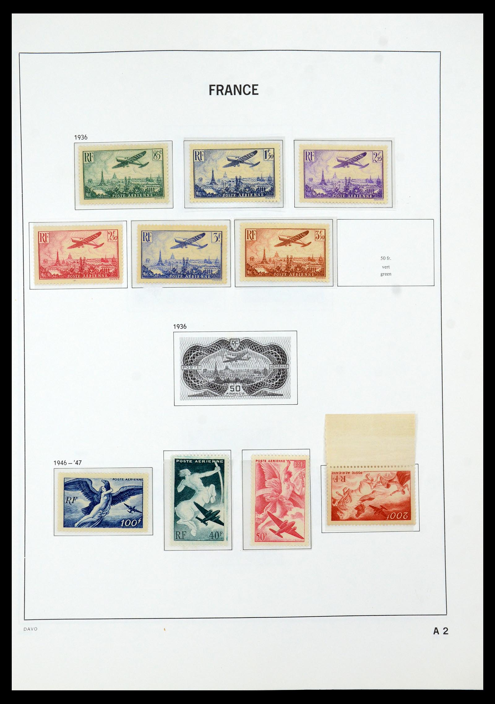 35930 208 - Postzegelverzameling 35930 Frankrijk 1849-1990.