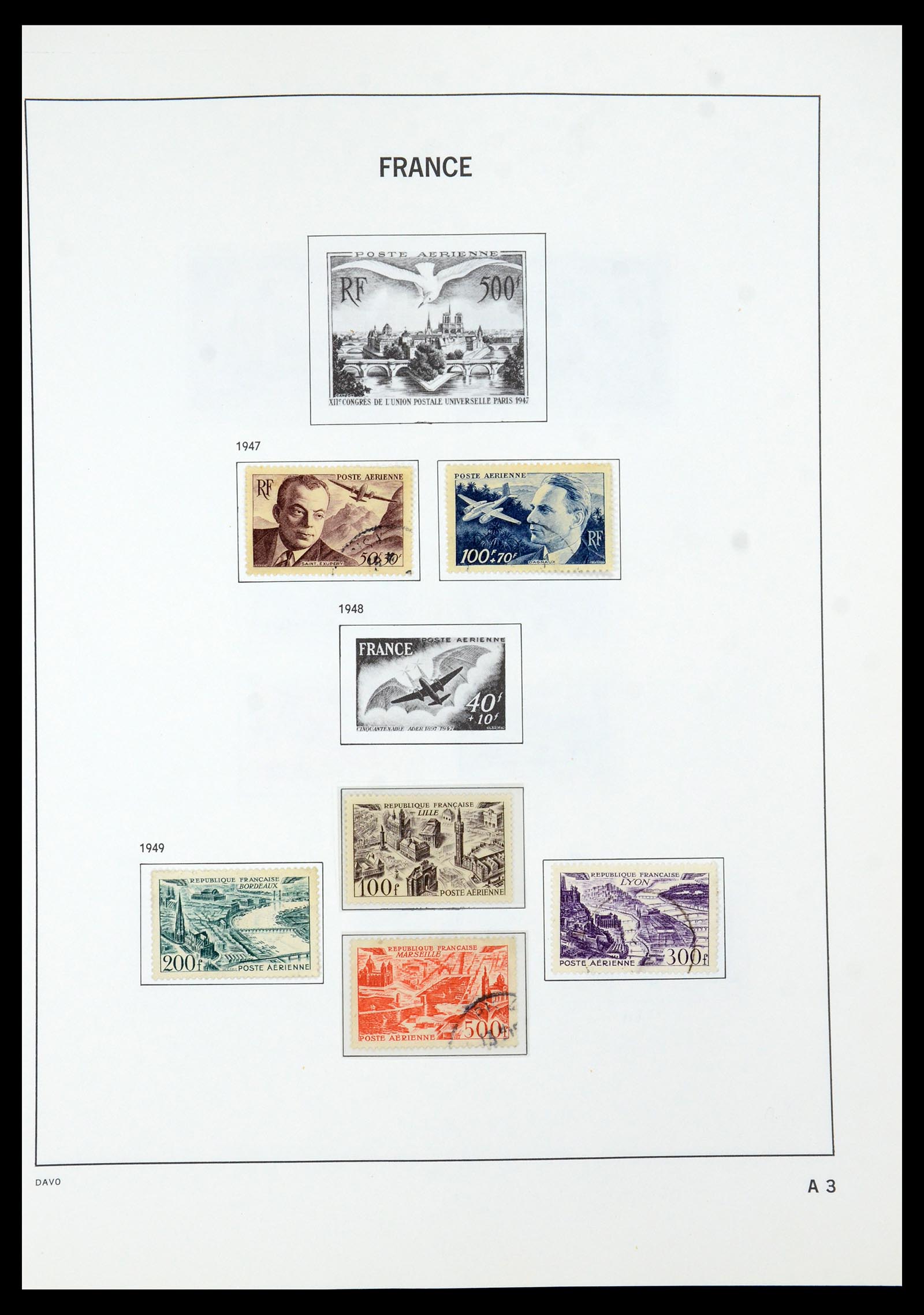 35930 209 - Stamp collection 35930 France 1849-1990.