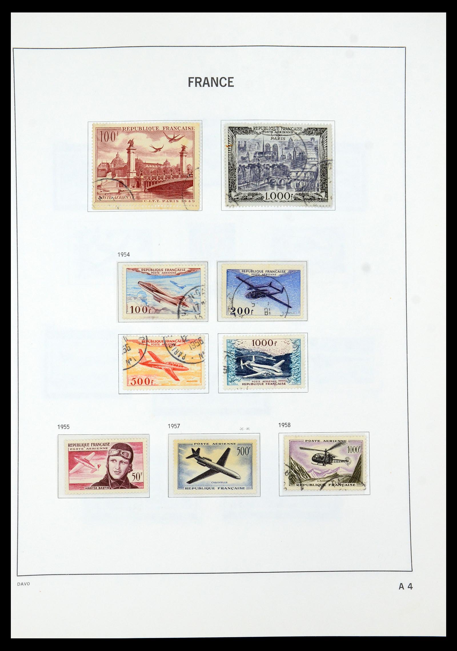 35930 210 - Stamp collection 35930 France 1849-1990.