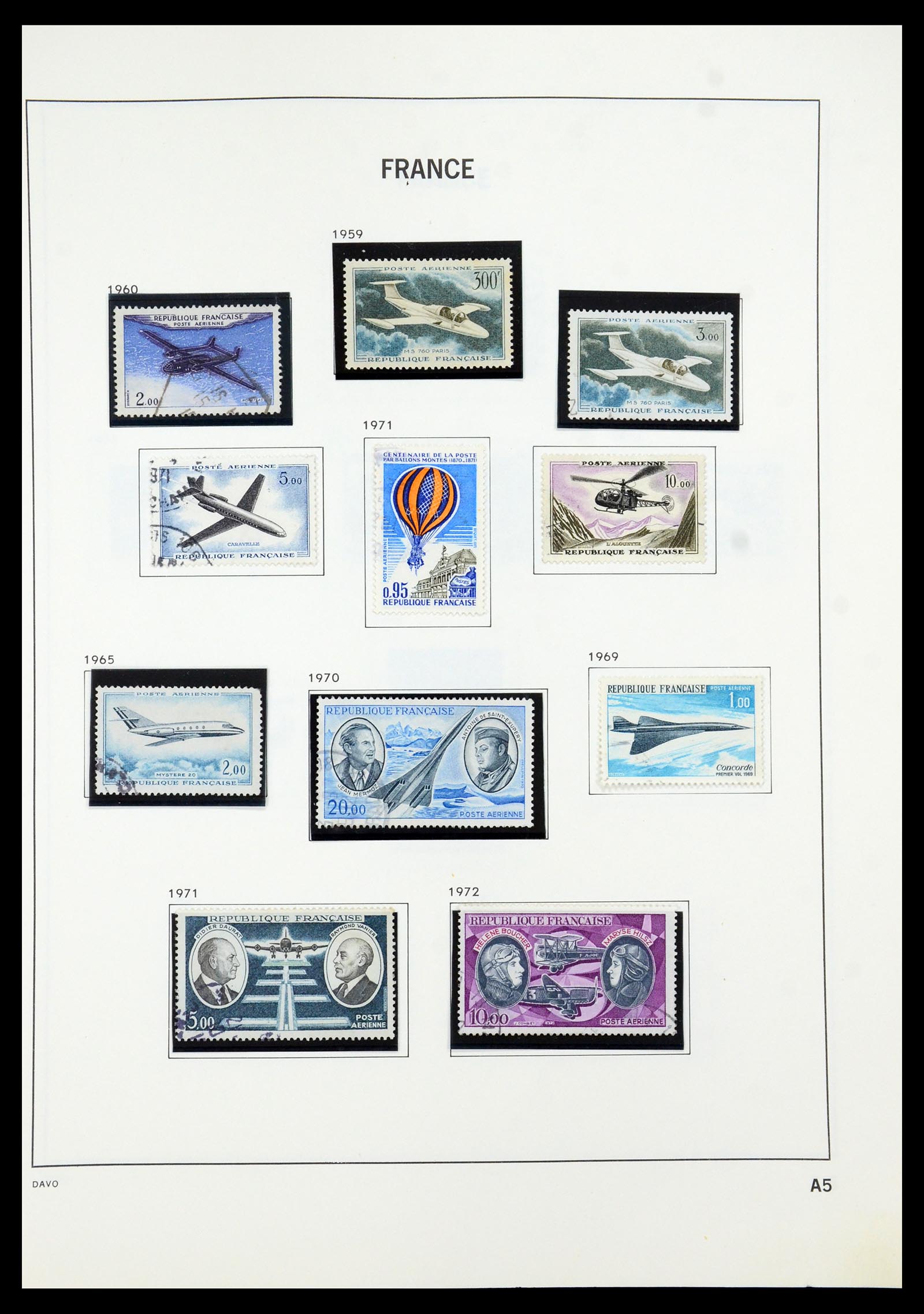 35930 211 - Postzegelverzameling 35930 Frankrijk 1849-1990.
