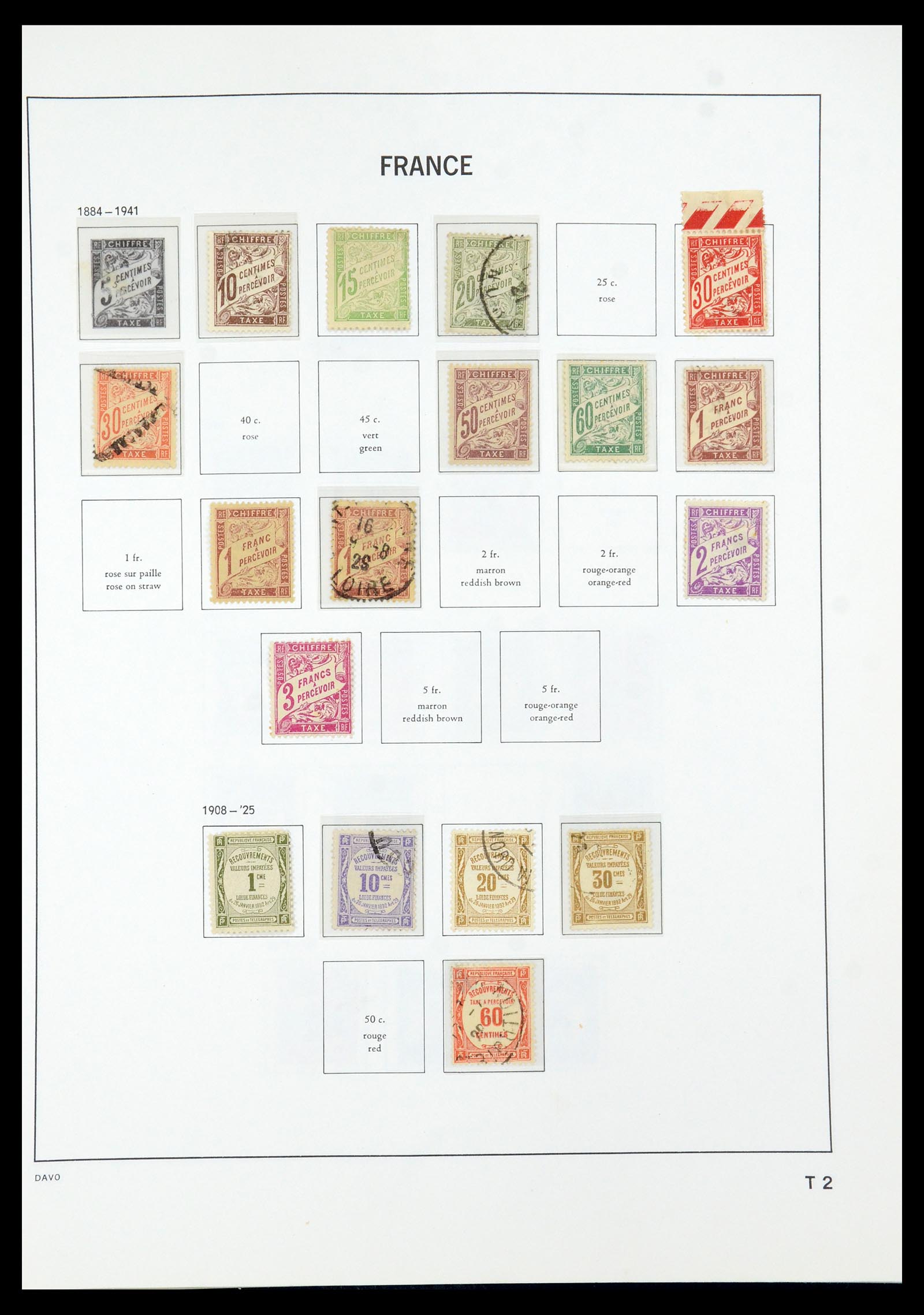 35930 215 - Stamp collection 35930 France 1849-1990.