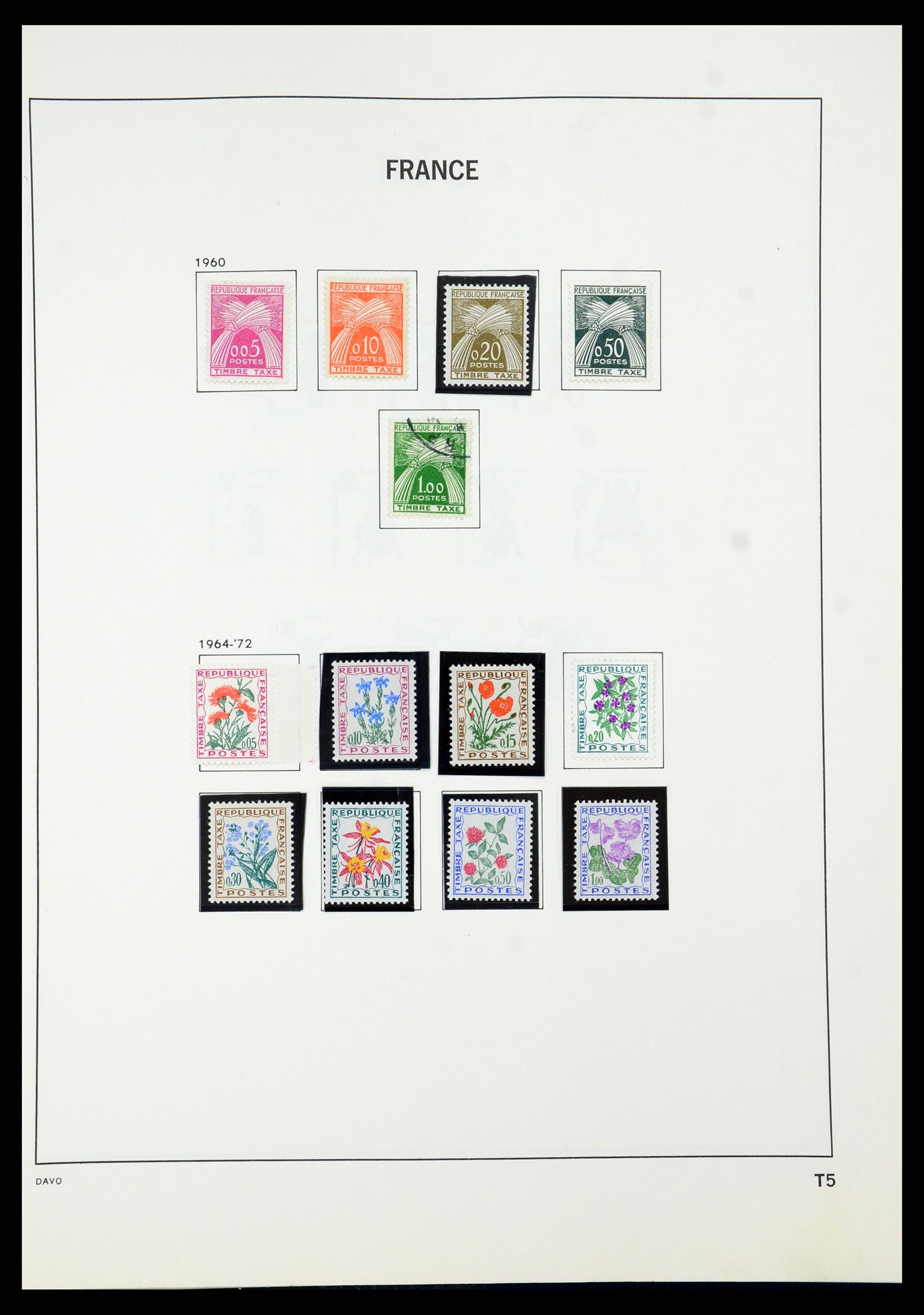 35930 218 - Postzegelverzameling 35930 Frankrijk 1849-1990.