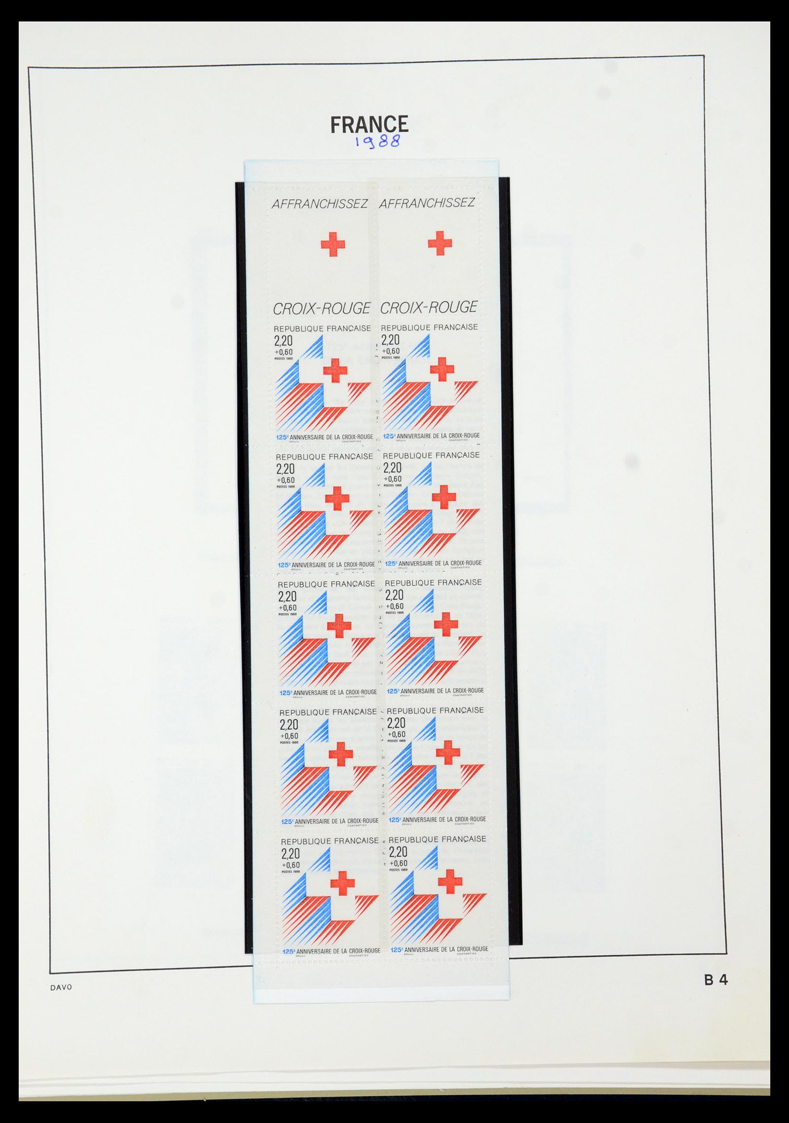 35930 226 - Stamp collection 35930 France 1849-1990.