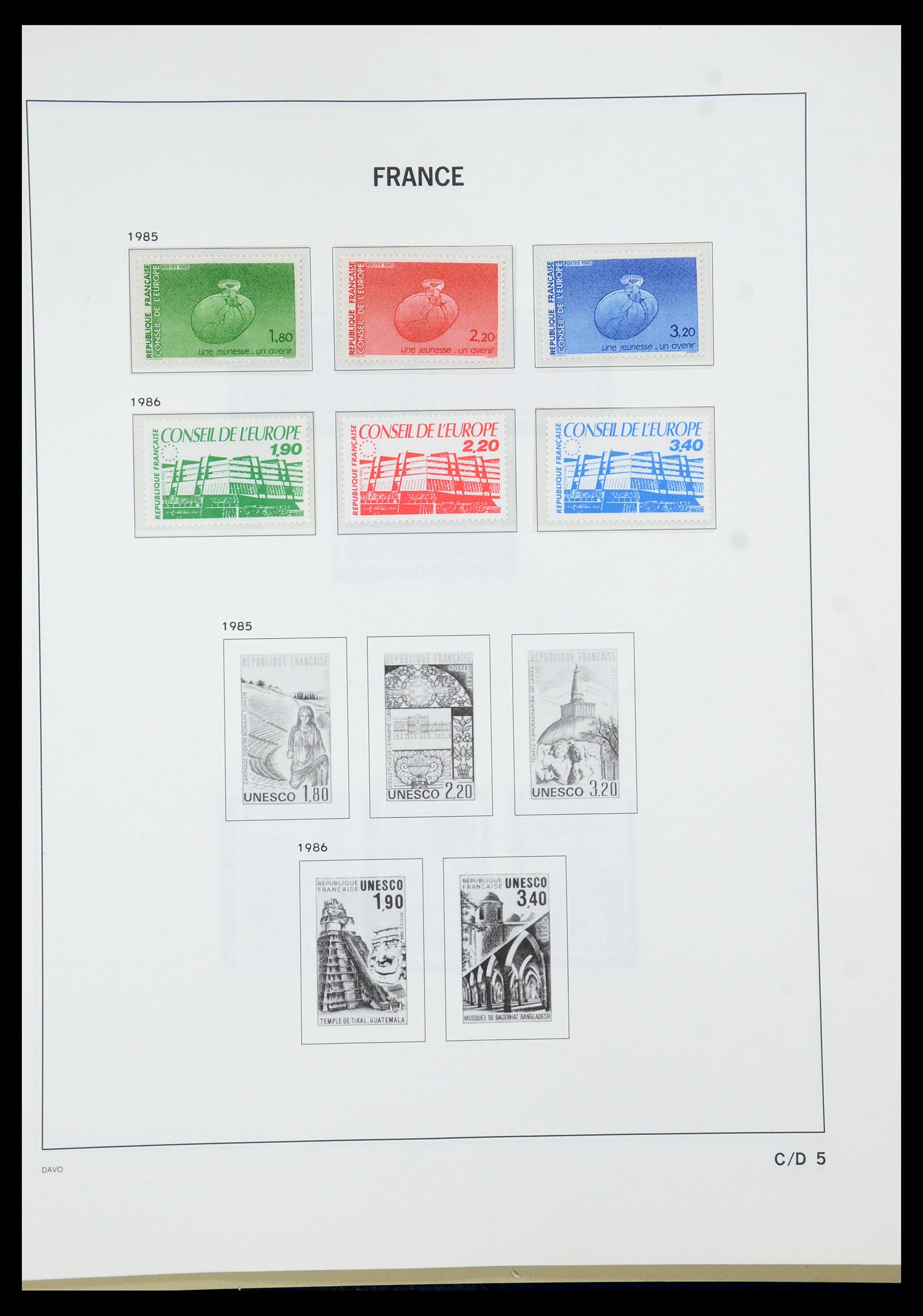 35930 239 - Stamp collection 35930 France 1849-1990.
