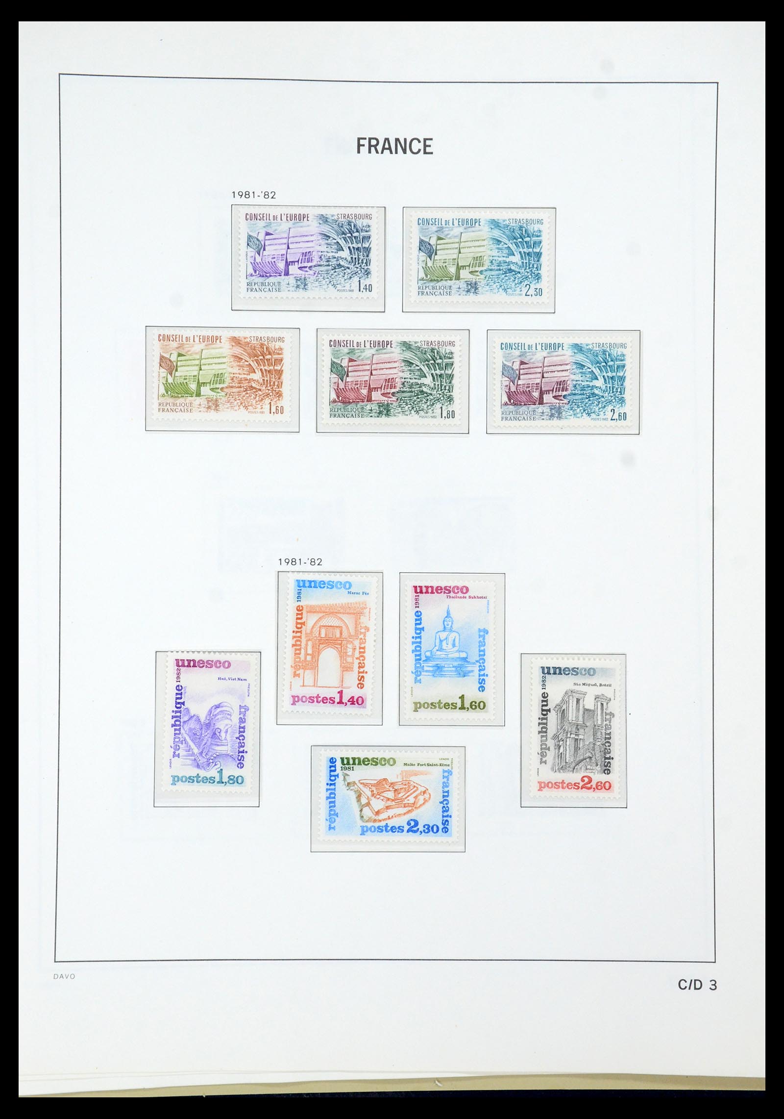 35930 244 - Stamp collection 35930 France 1849-1990.